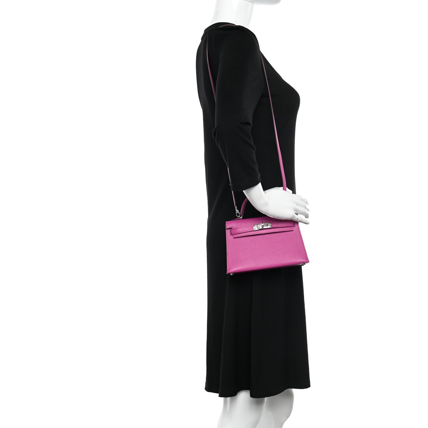Hermes Chevre Mysore Mini Kelly Sellier 20 Magnolia 2 of 11