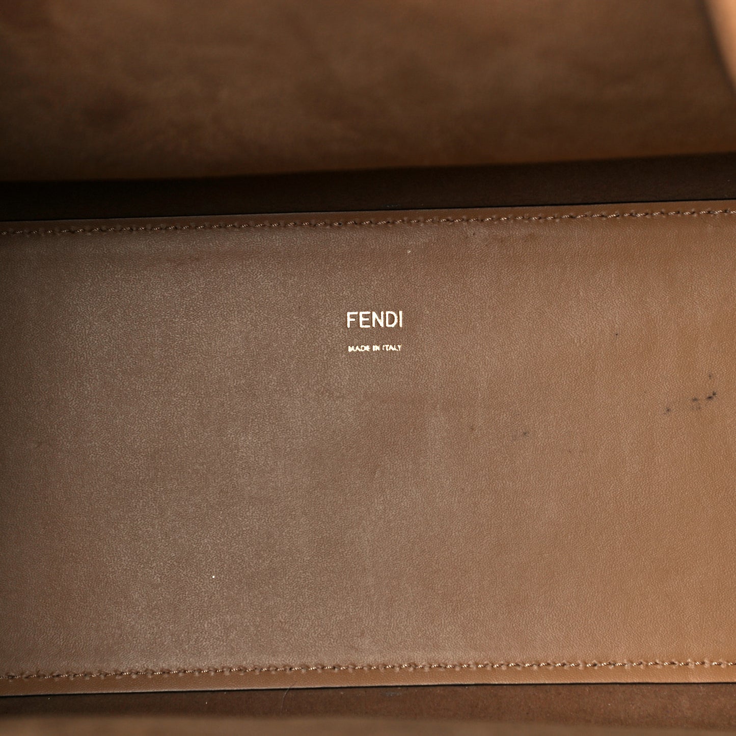 Vitello King Plexiglass Elaphe Python Print Logo Medium Fendi Sunshine Shopper Tote Miele Scuro Makeup