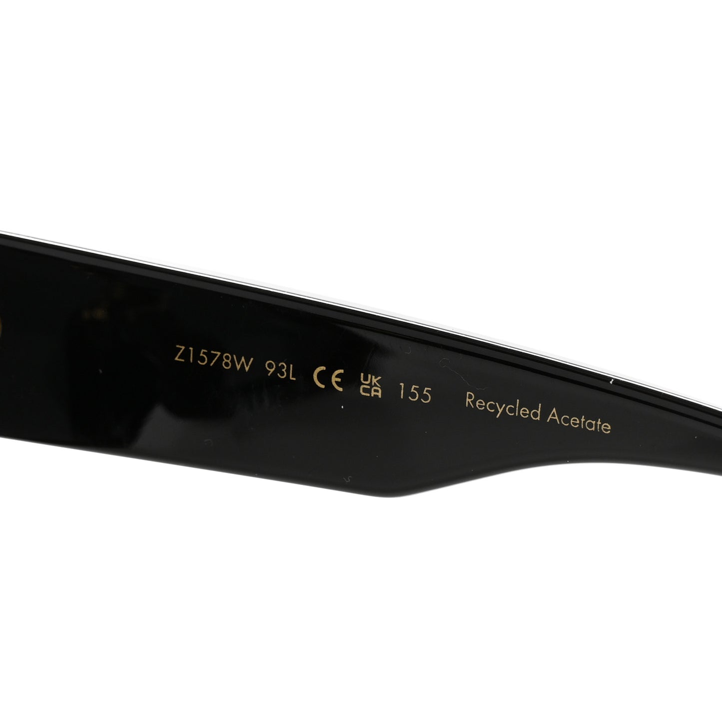 Acetate Swarovski Crystal Cyclone Sunglasses Z1578W Black