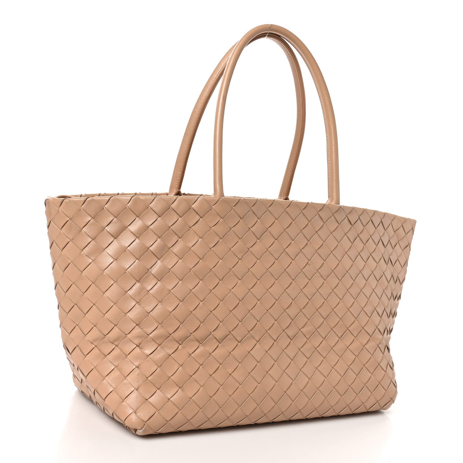 Bottega Veneta Nappa Intrecciato Tote Bag Almond 3 of 10