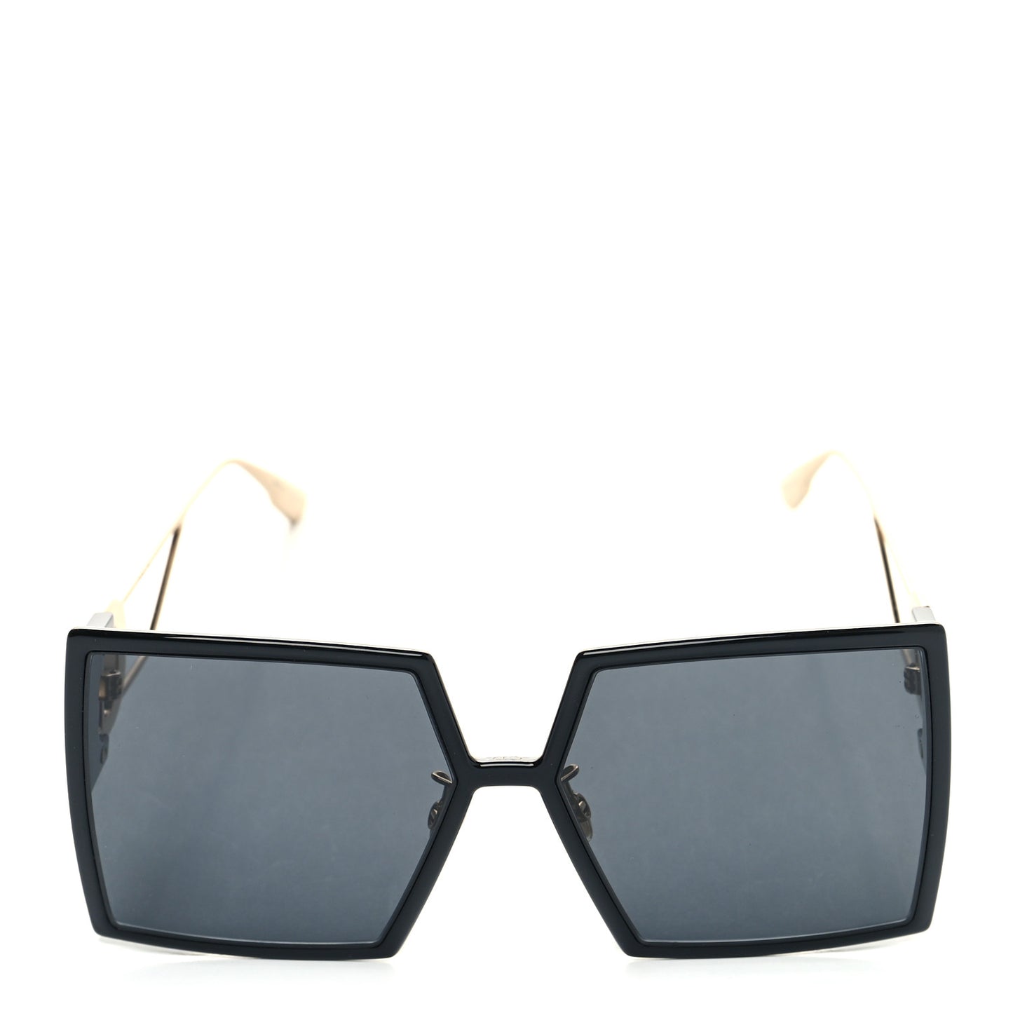 Square 30 Montaigne Sunglasses Black