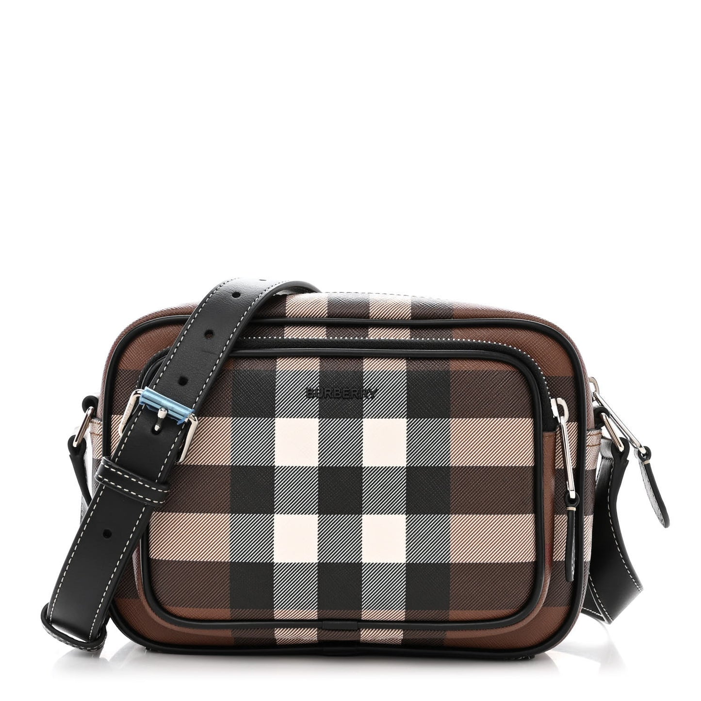 Canvas Check Paddy Messenger Birch Brown