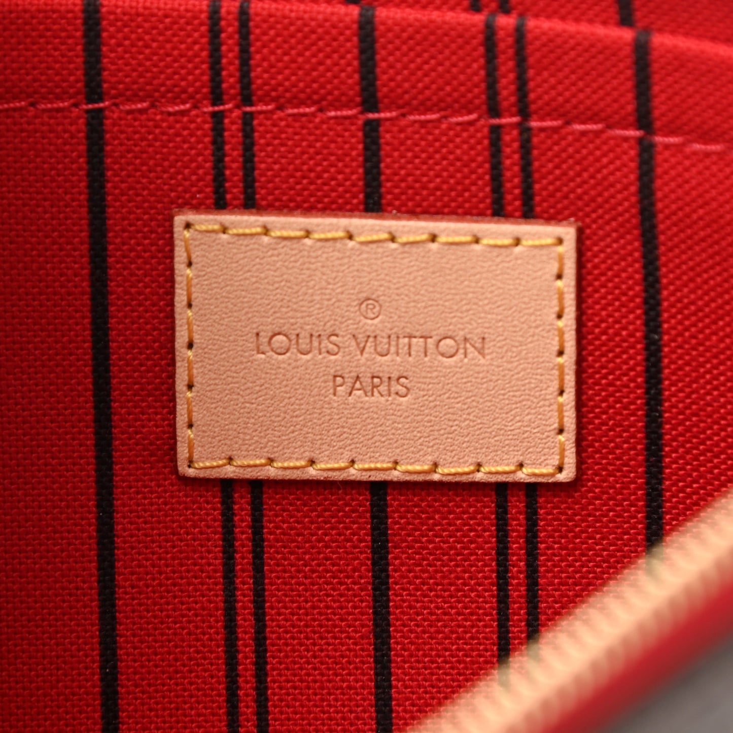 Monogram Neverfull MM GM Pochette Cherry