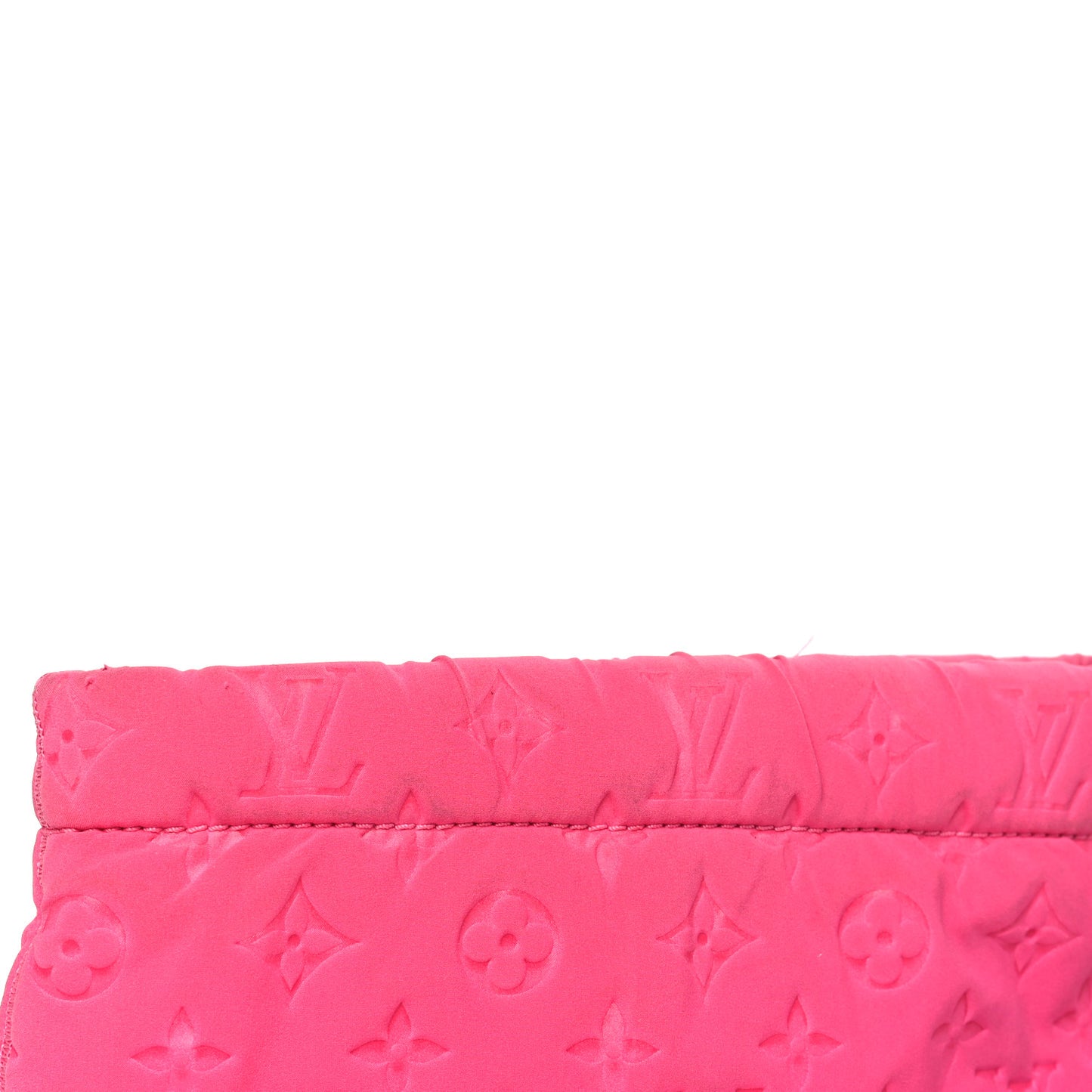Monogram Scuba Clutch Pochette Fuchsia