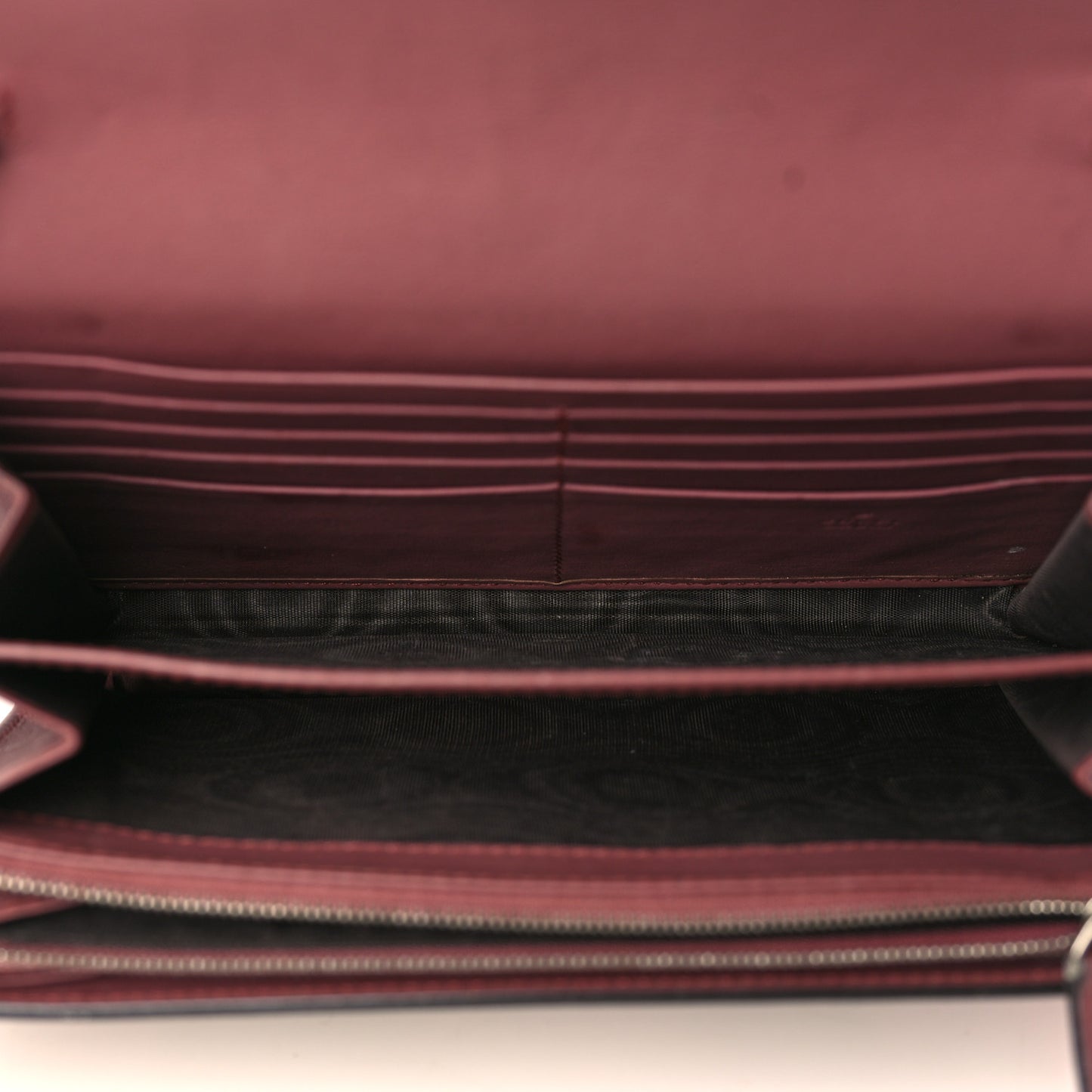 GG Supreme Monogram Blooms Mini Dionysus Chain Wallet Beige Multicolor Dry Rose