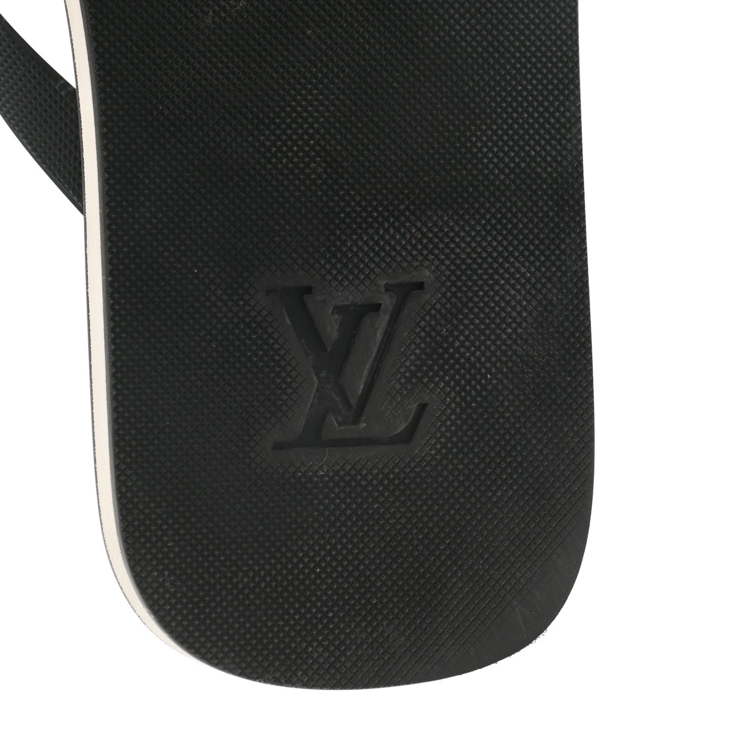 Rubber Mens Molitor Thong Sandals 6 Black