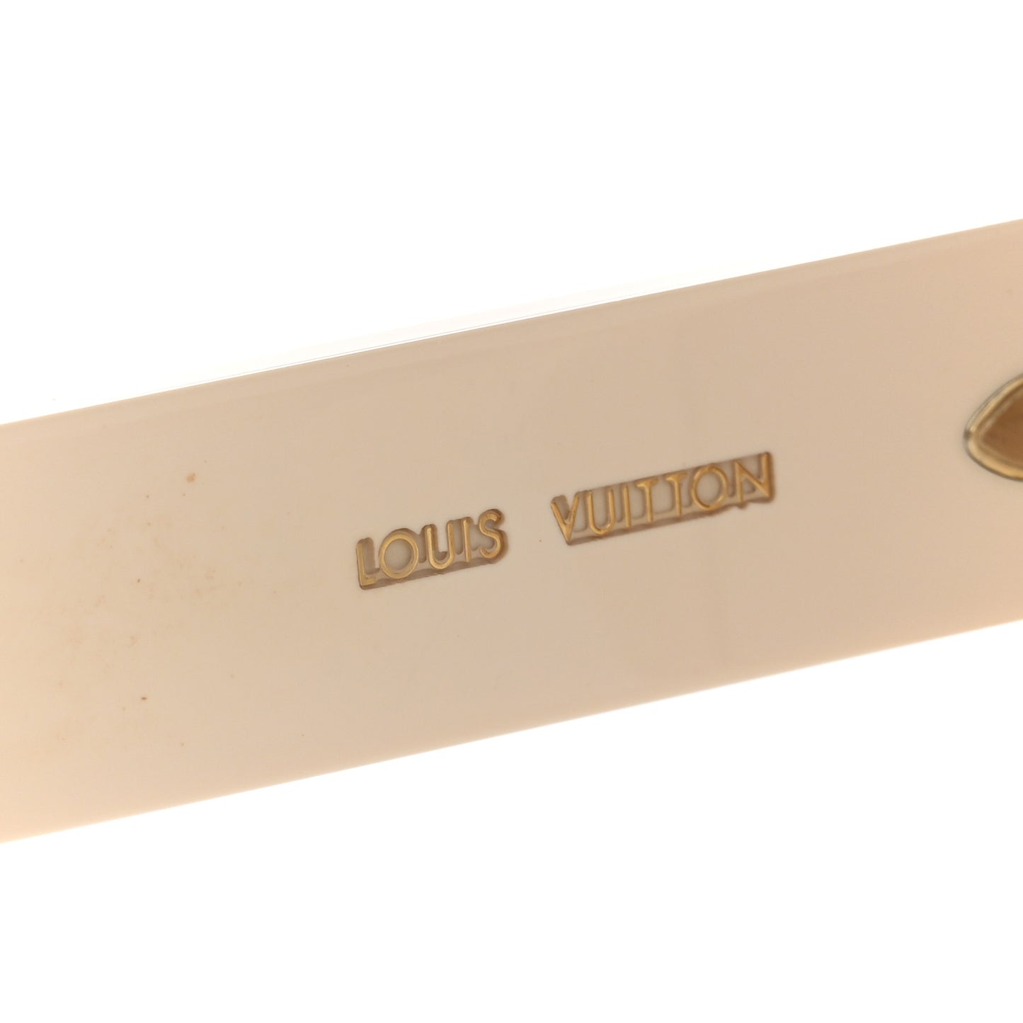 Acetate LV Moon Square Sunglasses Z1652W White