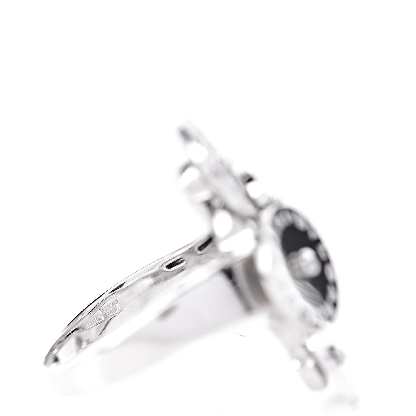 18K White Gold Diamond Cicladi Ring 50 5.25