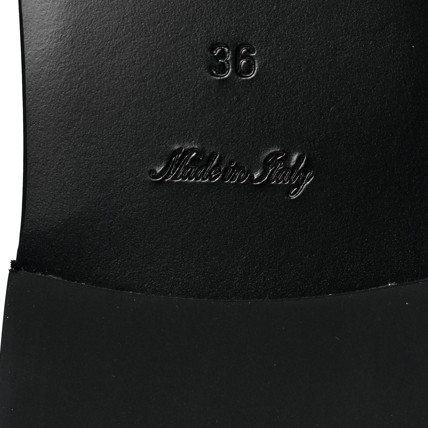 Monogram Calfskin Matchmake Flat Thong Sandals 36 Black