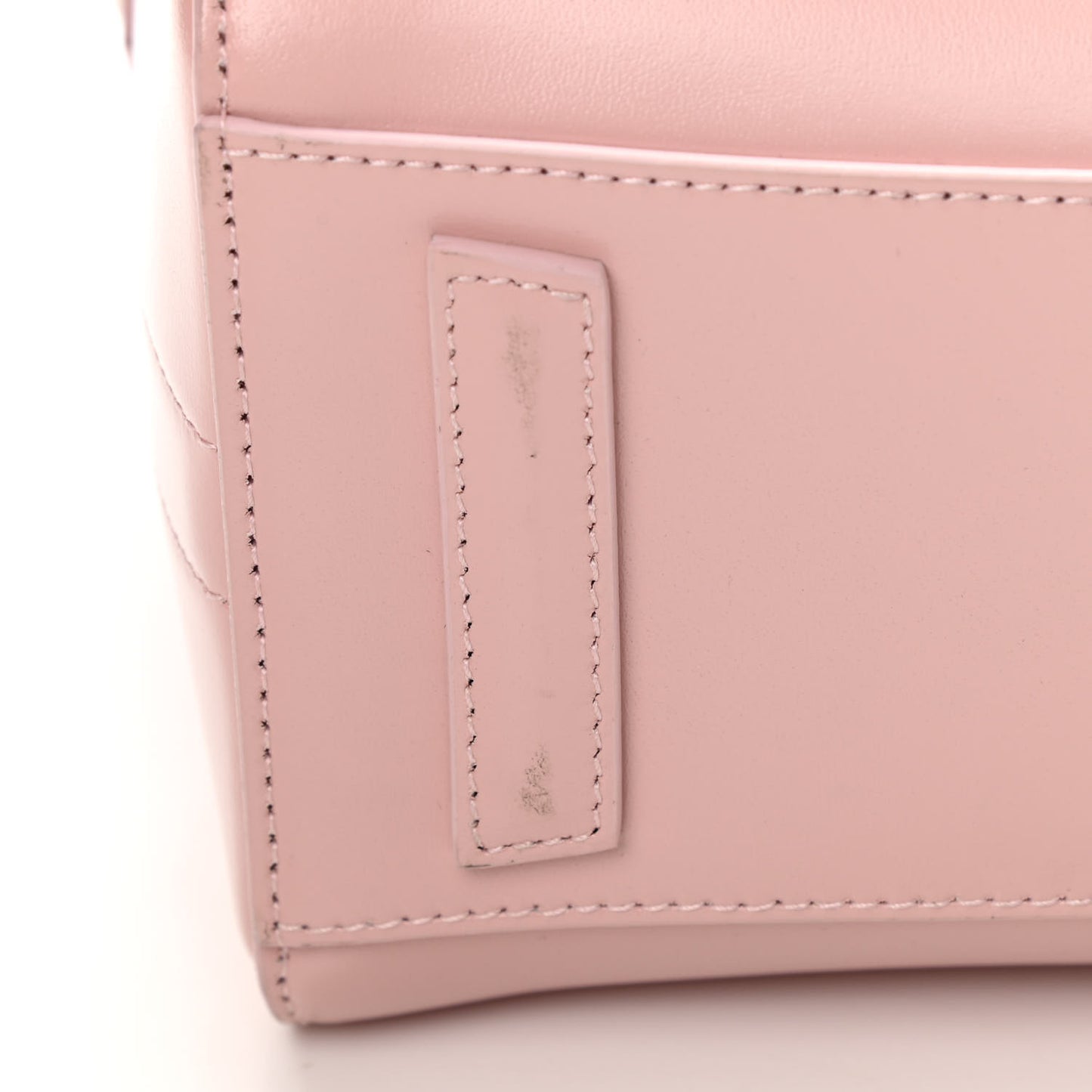 Box Calfskin Mini Heart Antigona Top Handle Bag Blush Pink