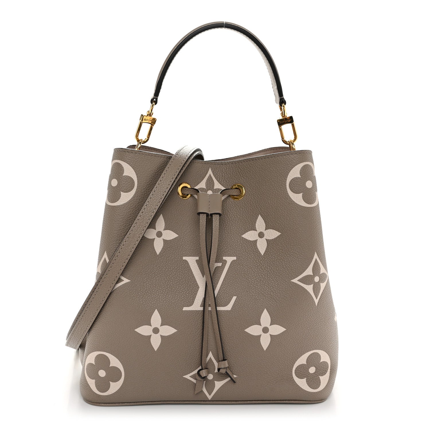 Louis Vuitton Empreinte Monogram Giant Neonoe MM Tourterelle Creme 1 of 12