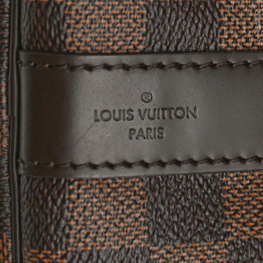 Louis Vuitton Damier Ebene Keepall Bandouliere 55 9 of 10