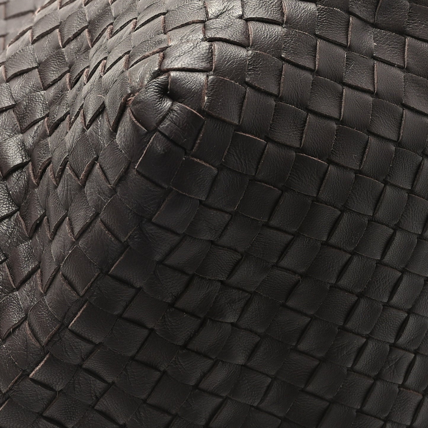 Nappa Intrecciato Large Seamless Tote Ebano