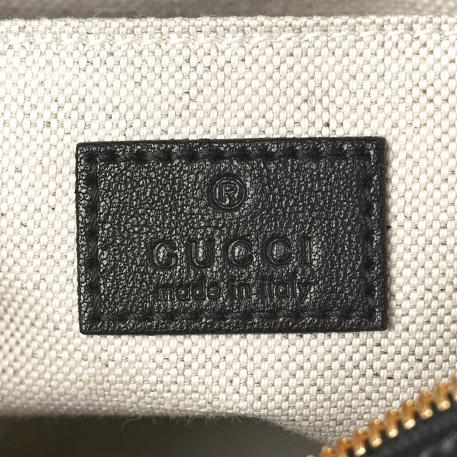 Gucci Sakai Be Green Calfskin Diagonal Stitched Small Blondie Shoulder Bag Black 6 of 10