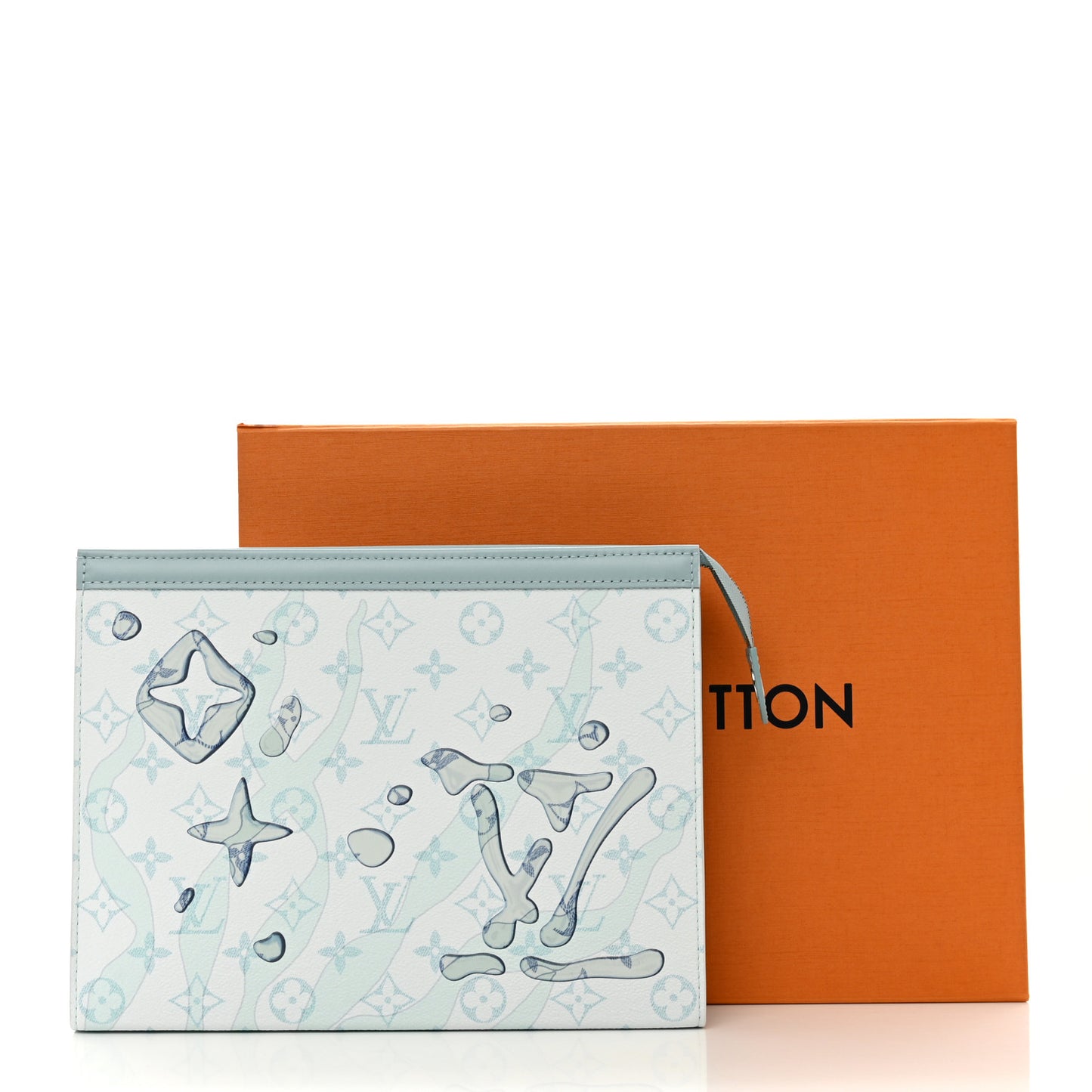 Monogram Aquagarden Pochette Voyage MM Crystal Blue