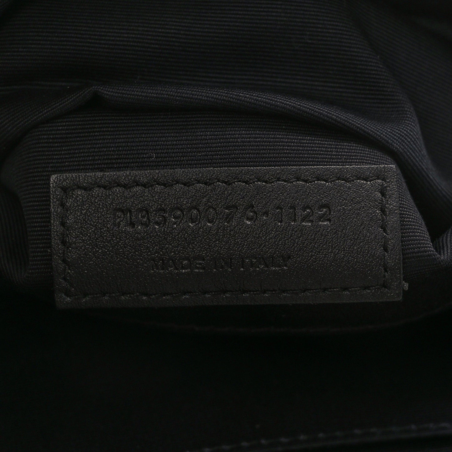 Canvas Monogram Belt Bag Black
