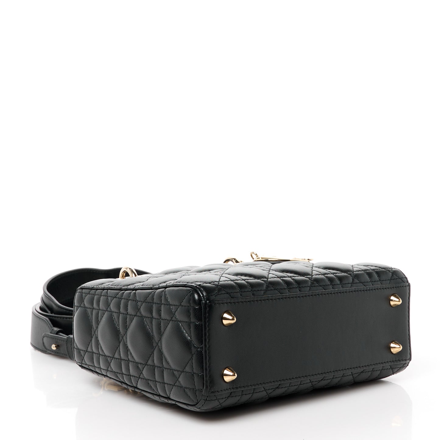 Lambskin Cannage Small My ABCDior Lady Dior Black