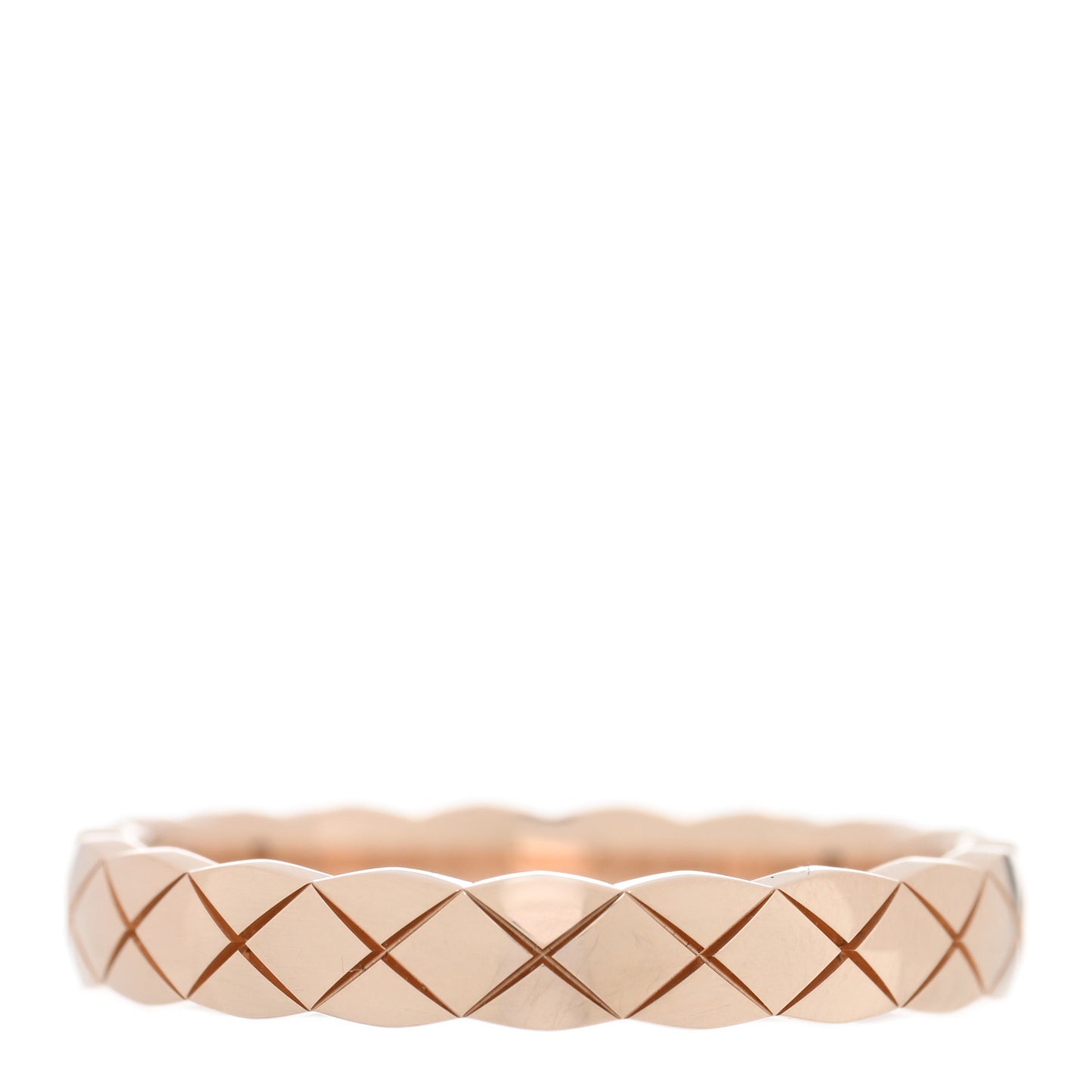 18K Beige Gold Mini Coco Crush Ring 54 6.75