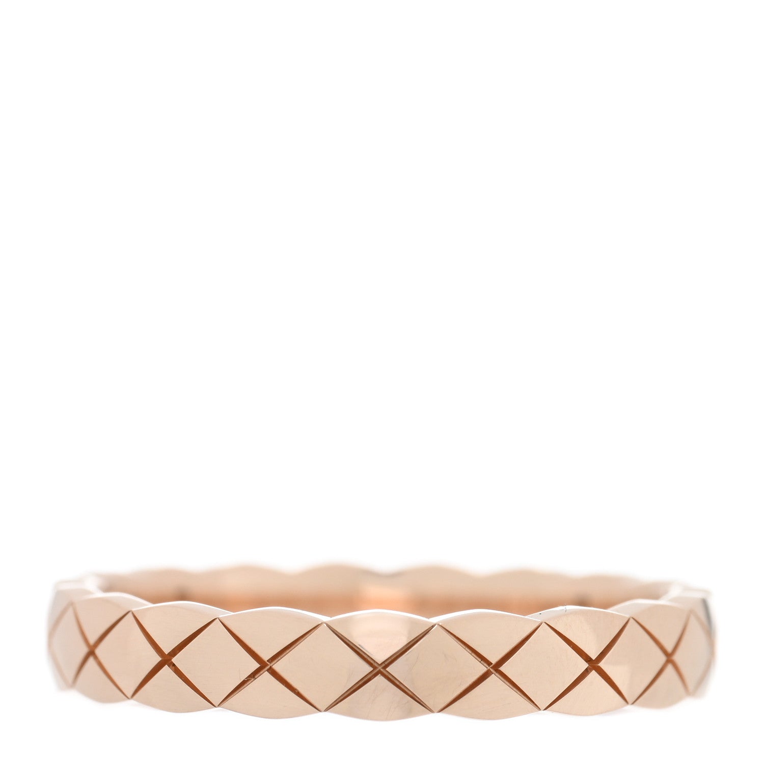 Chanel 18K Beige Gold Mini Coco Crush Ring 54 6.75 3 of 5