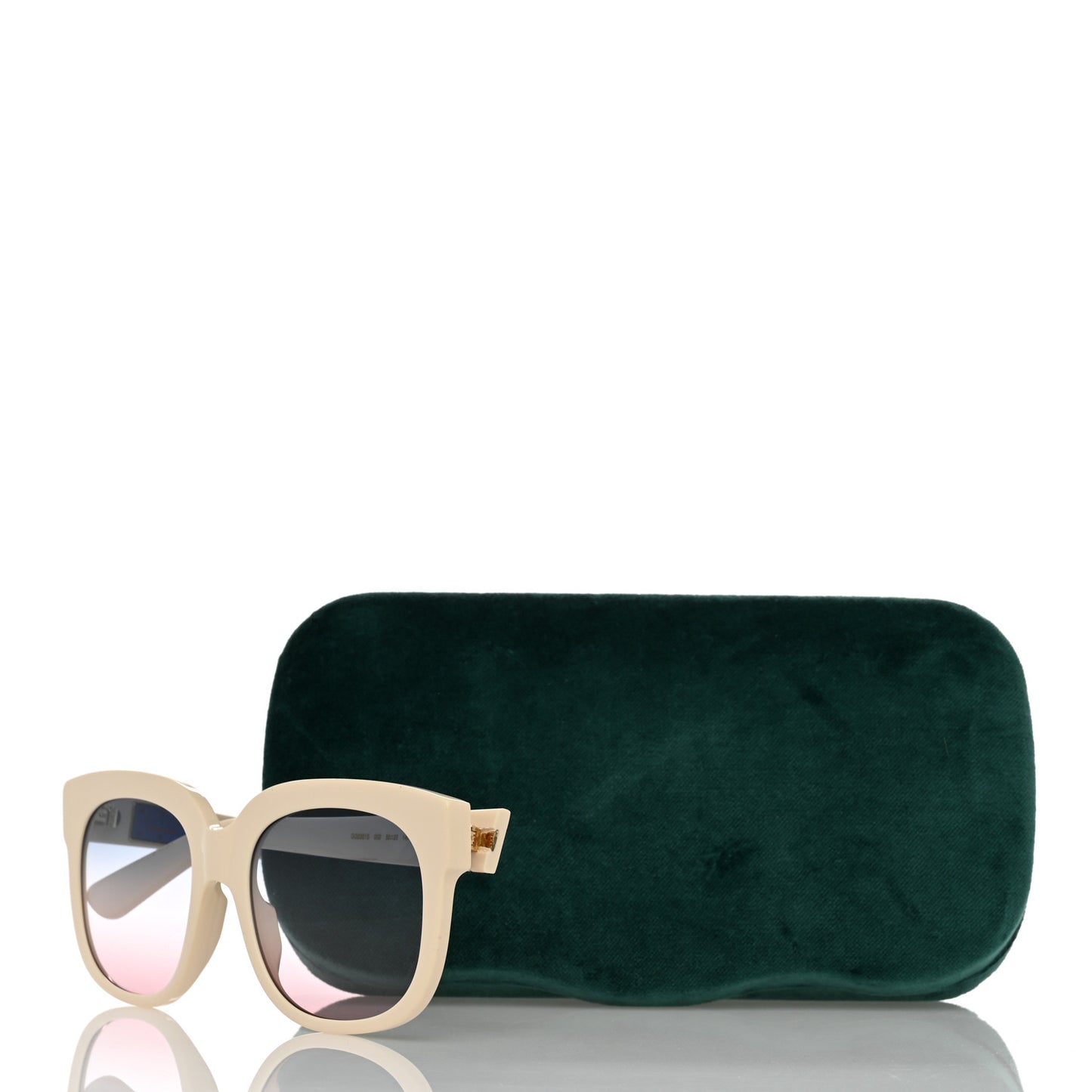 Square Frame GG0361S Sunglasses Ivory