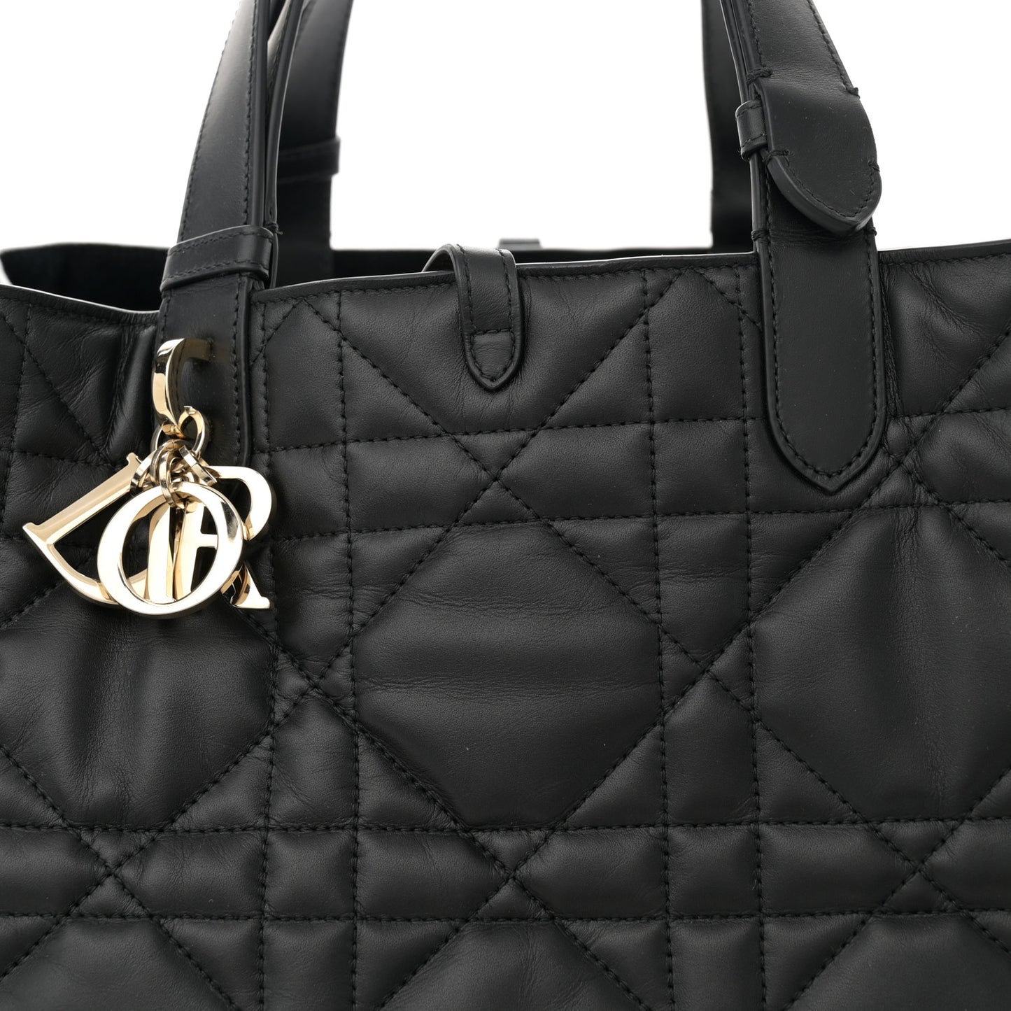 Calfskin Macrocannage Large Toujours Black