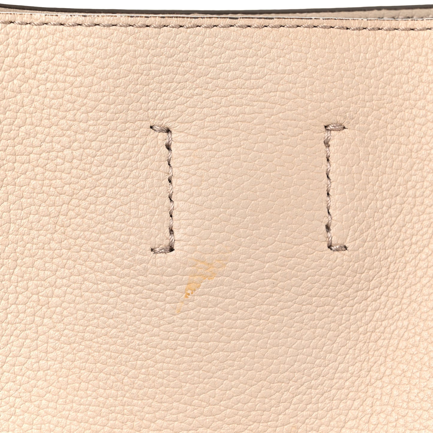 Grained Calfskin Large Milla Hobo Natural