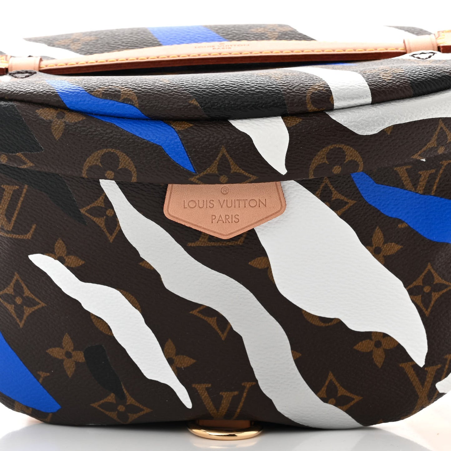 x LOL Monogram Bumbag Blue Silver