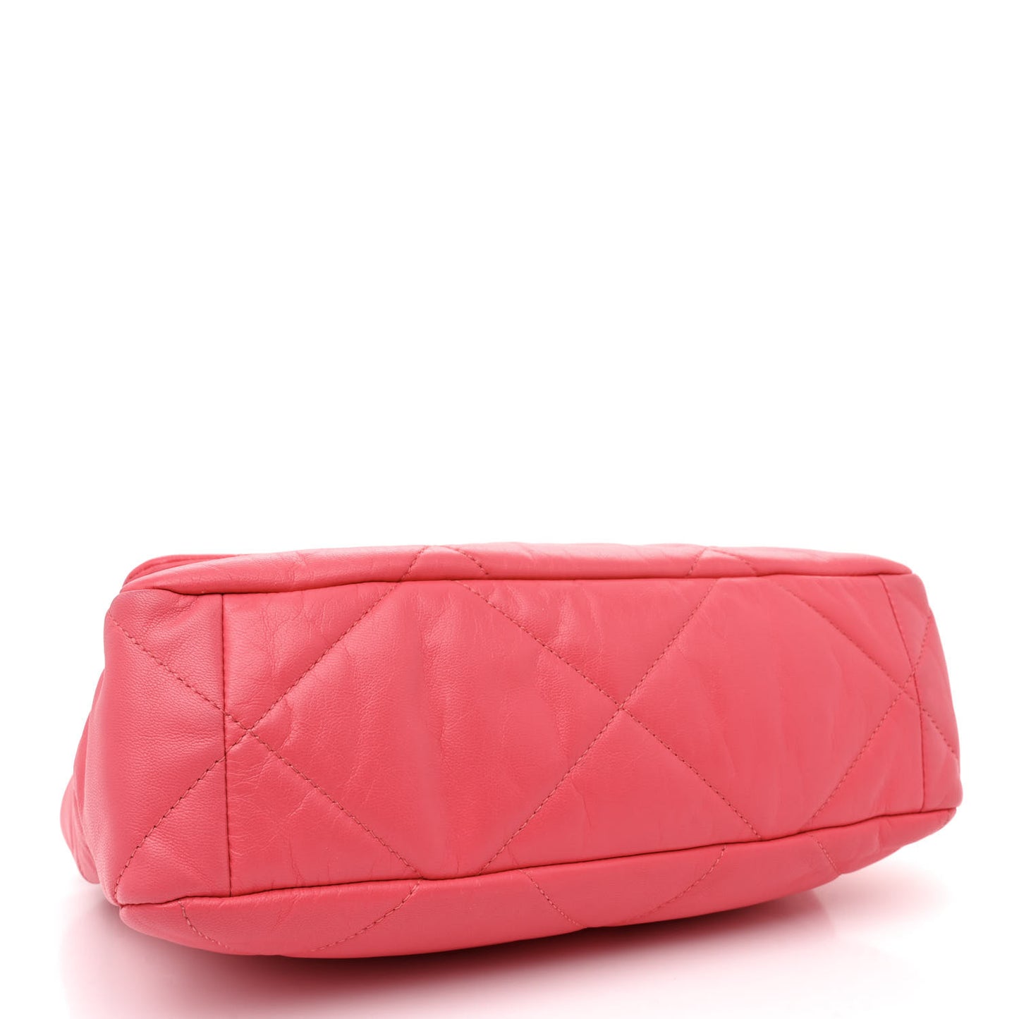 Goatskin Quilted Large Chanel 19 Flap Pink