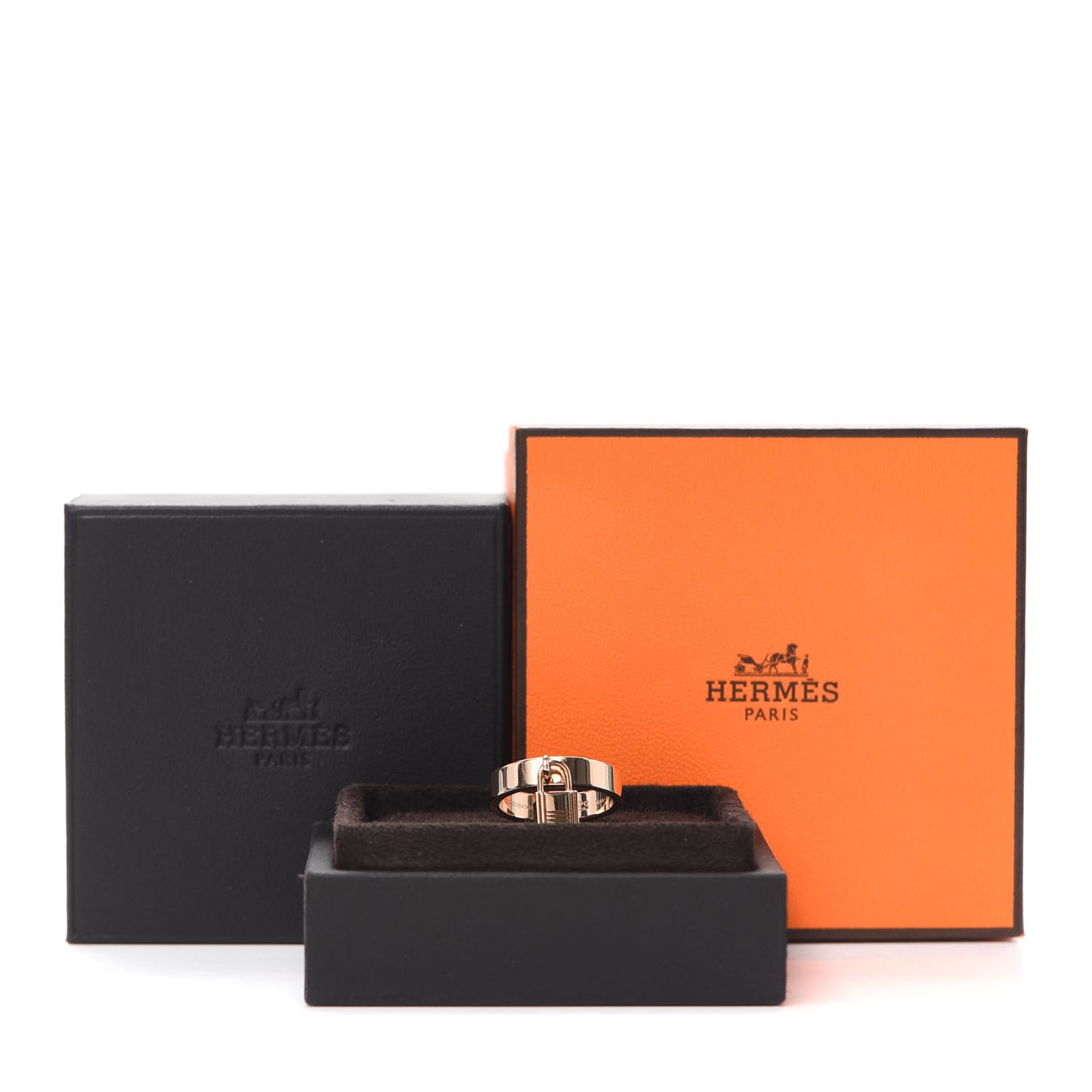 18K Rose Gold MM Kelly Clochette Ring 51 5.75