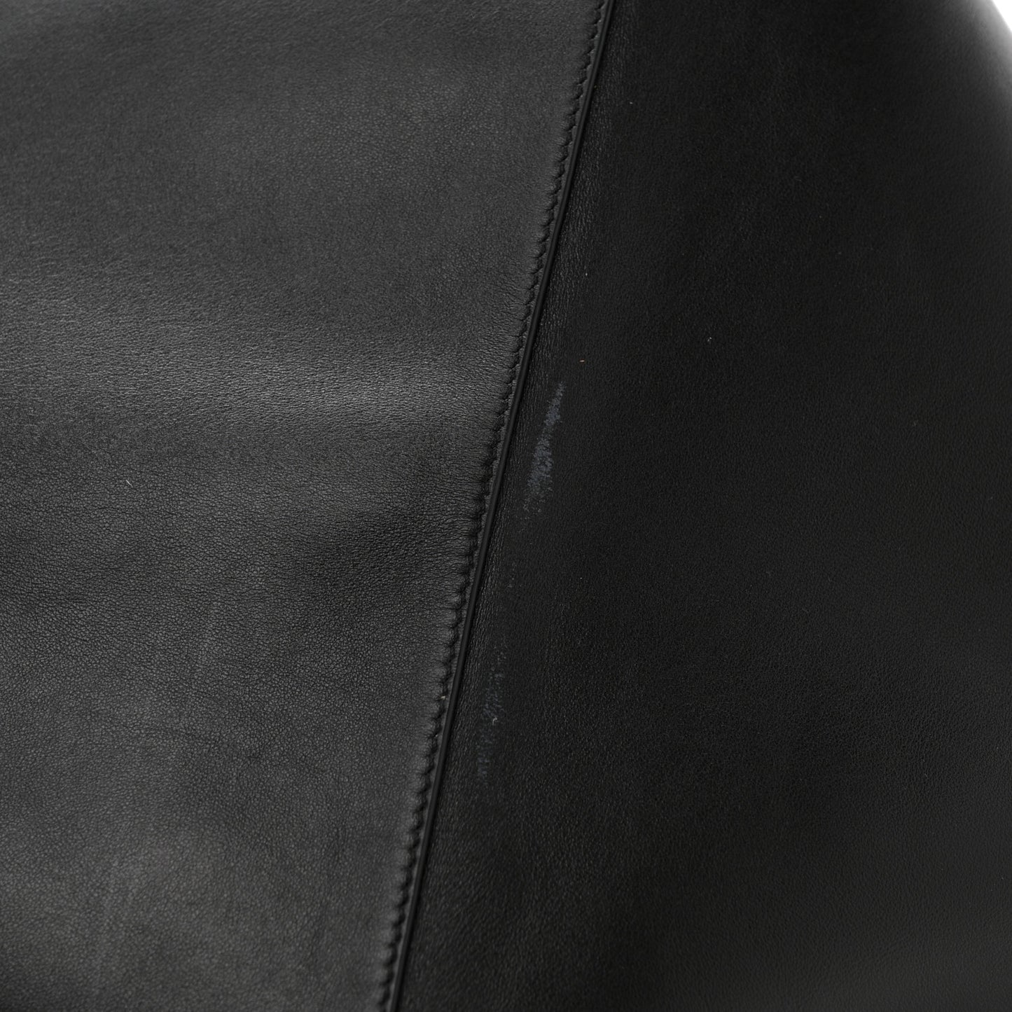 Shiny Calfskin XXL Puzzle Fold Tote Black