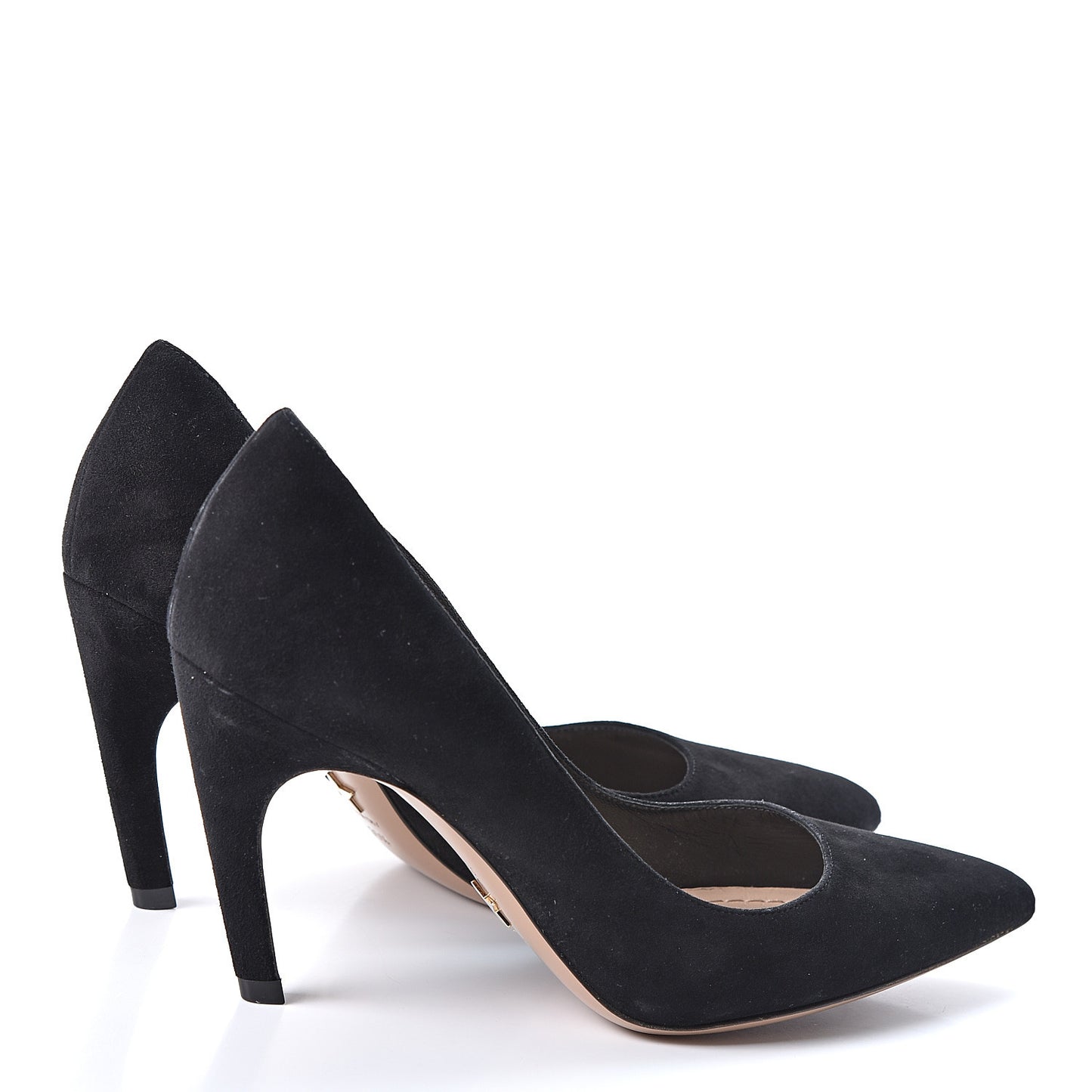 Suede Pumps 35.5 Black