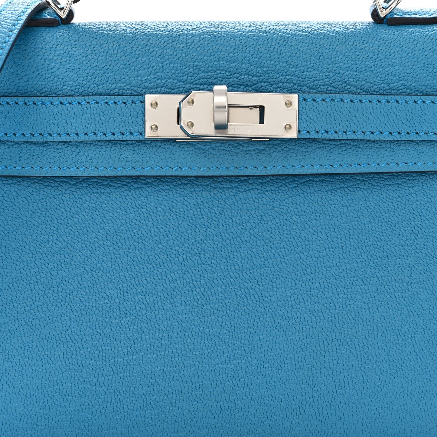 Chevre Mysore Mini Kelly Sellier 20 Bleu Frida