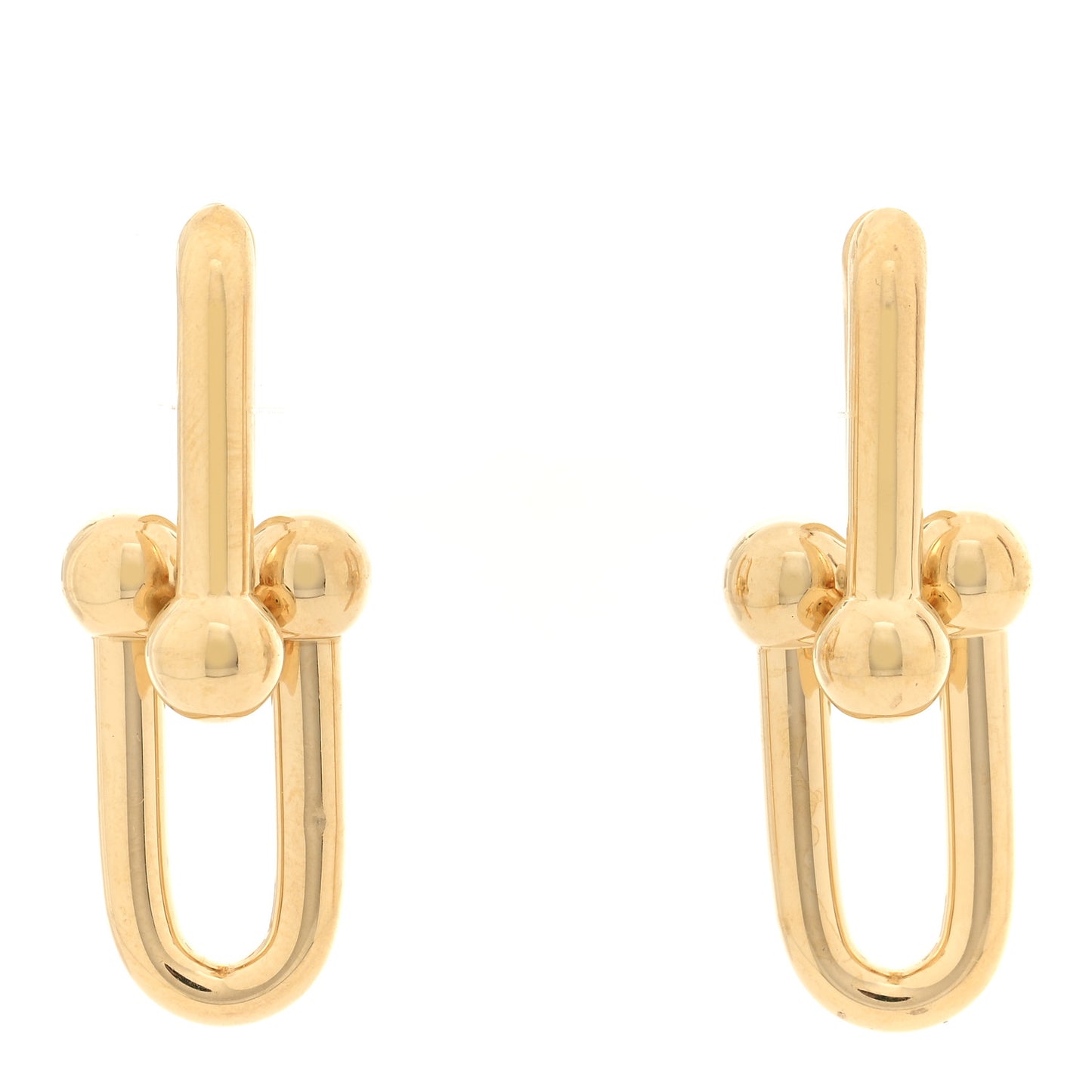 18K Yellow Gold Large HardWear Link Earrings