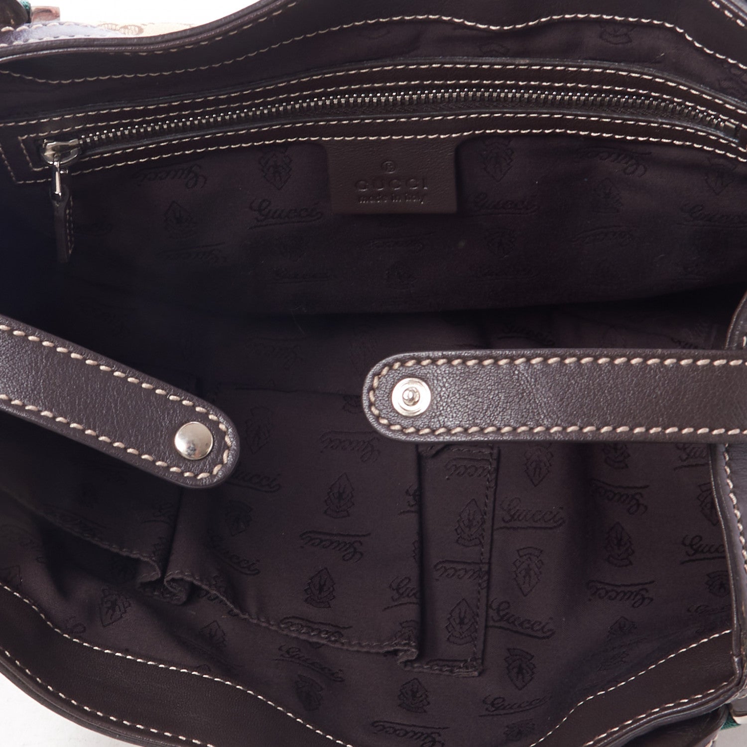 Gucci Monogram Match Ball Shoulder Bag Brown 6 of 7