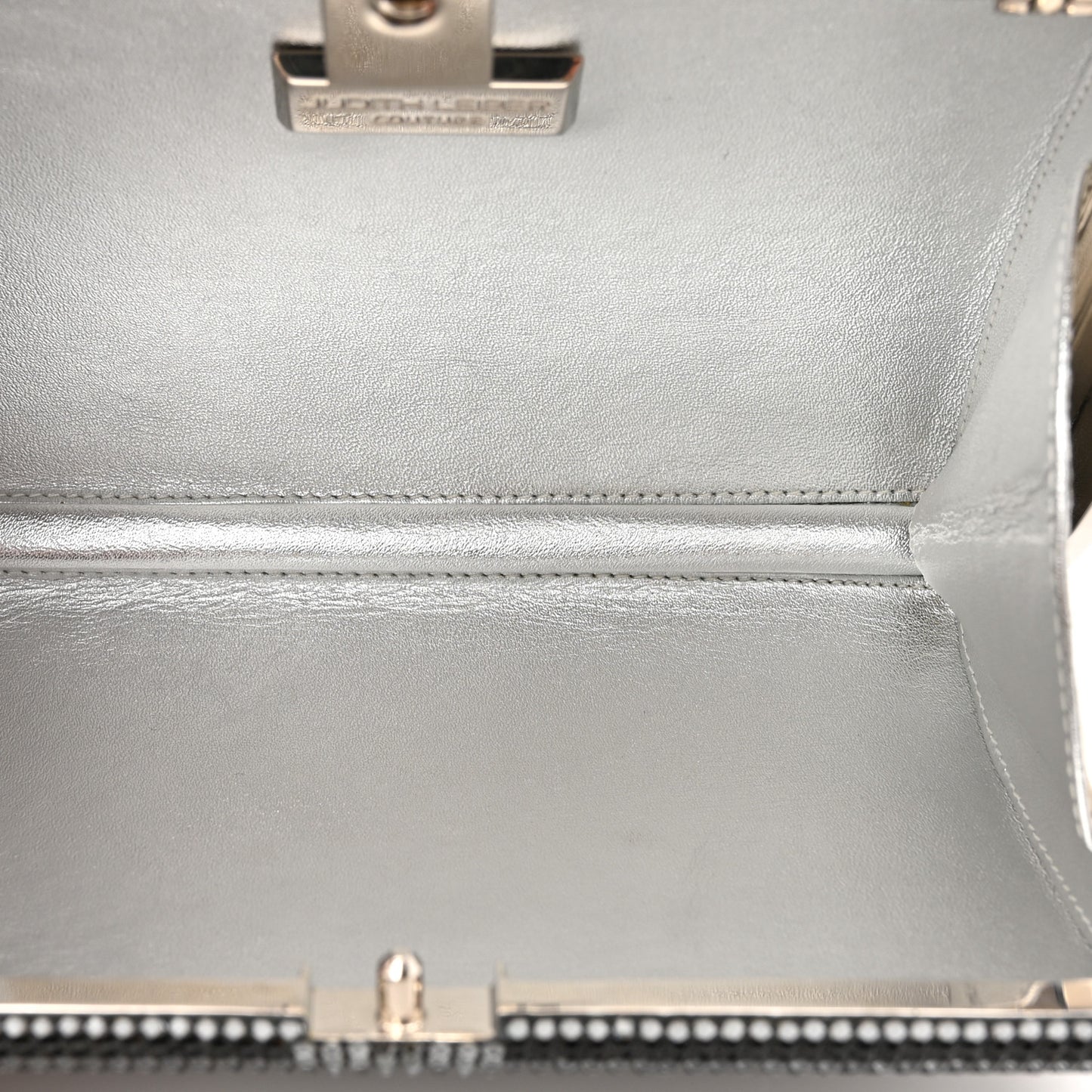Swarovski Crystal Minaudiere Clutch Black