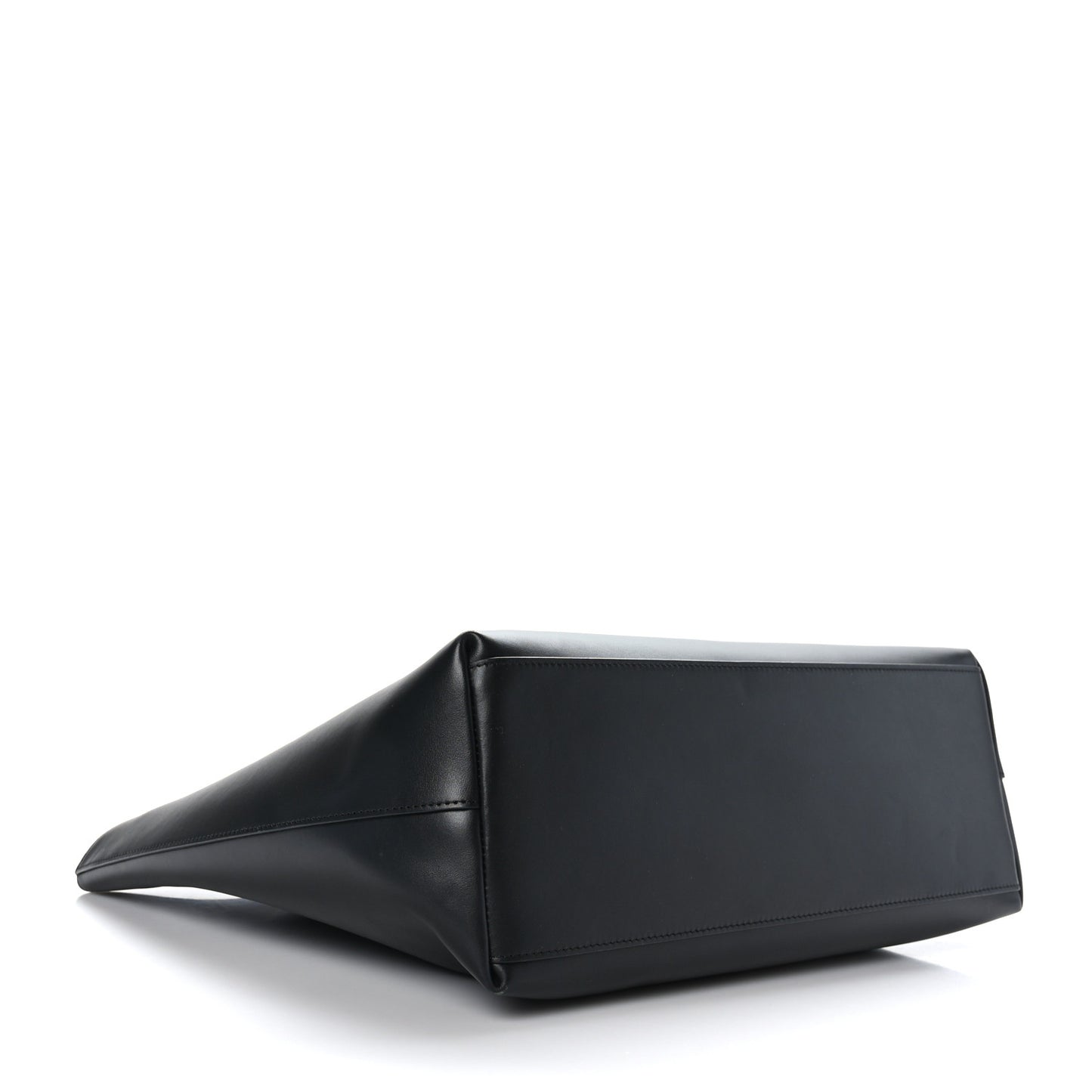 Calfskin DG Logo Shopper Tote Black