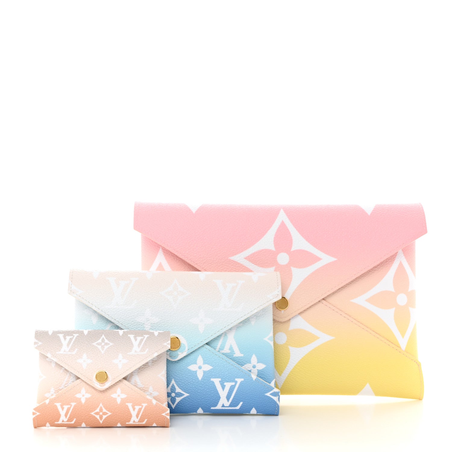 Louis Vuitton Monogram Giant By The Pool Kirigami Pochette Set 3 of 12