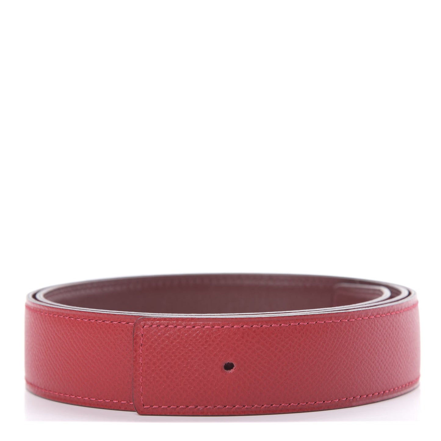 Epsom Swift 32mm Belt Strap 85 Rouge Casaque Rouge H