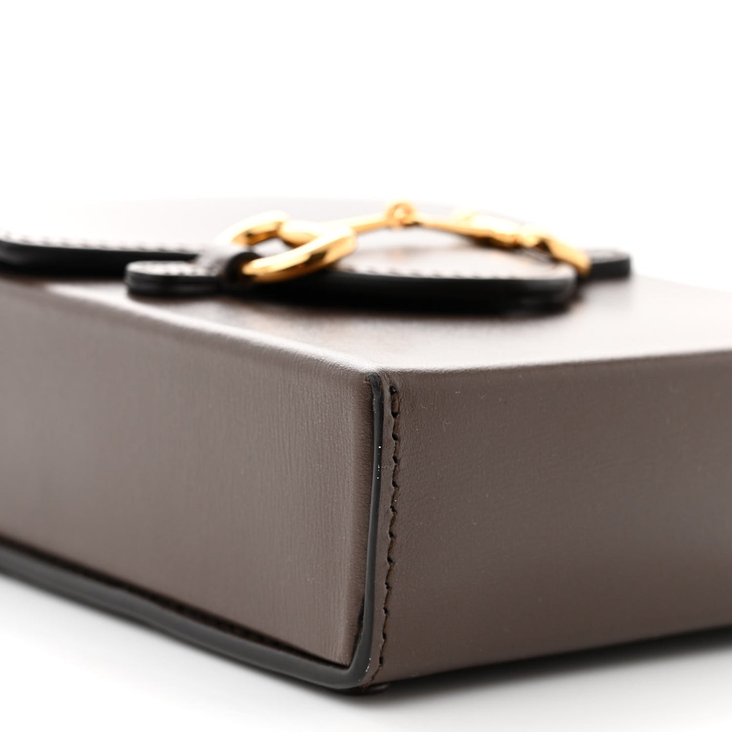 Boarded Plutone Calfskin Mini Horsebit 1955 Crossbody Bag New Acero