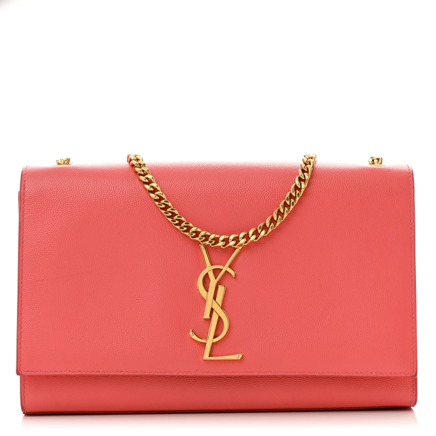 Grain De Poudre Medium Classic Monogram Kate Satchel Rose Clair