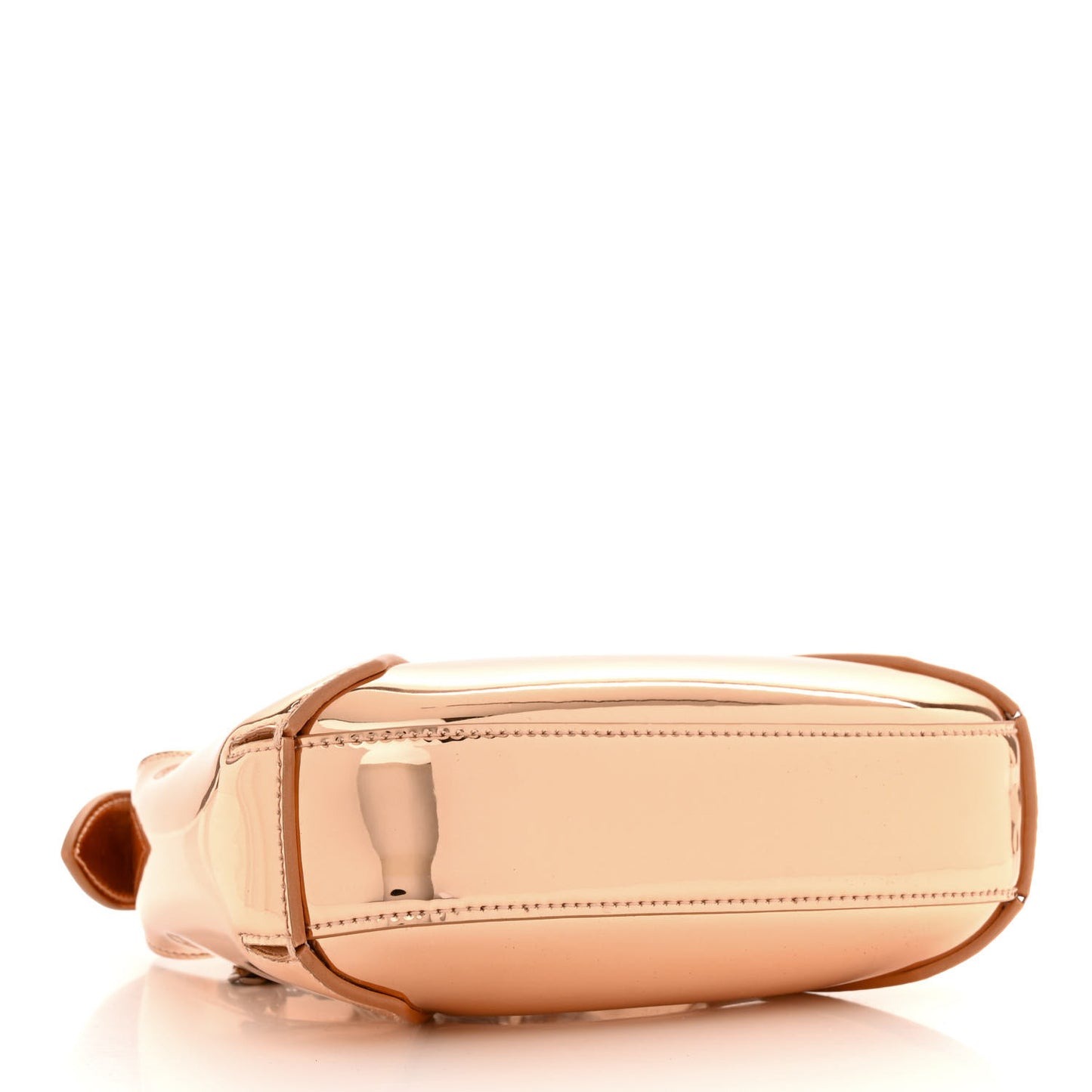 Metallic Jeweled Mini Hobo Bag Copper