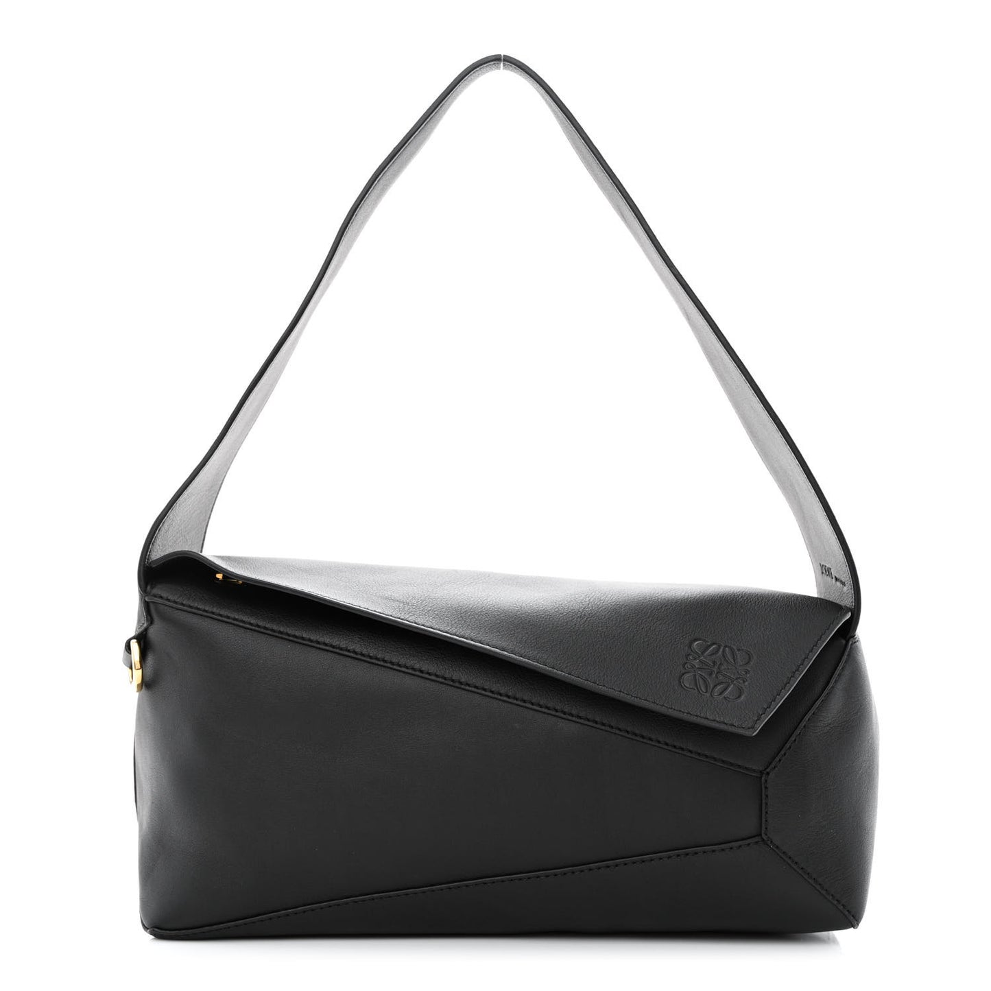 Calfskin Puzzle Hobo Black