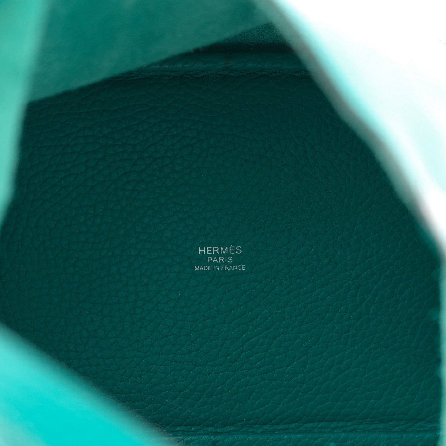 Hermes Taurillon Clemence Picotin Lock 18 PM Bleu Paon 5 of 10