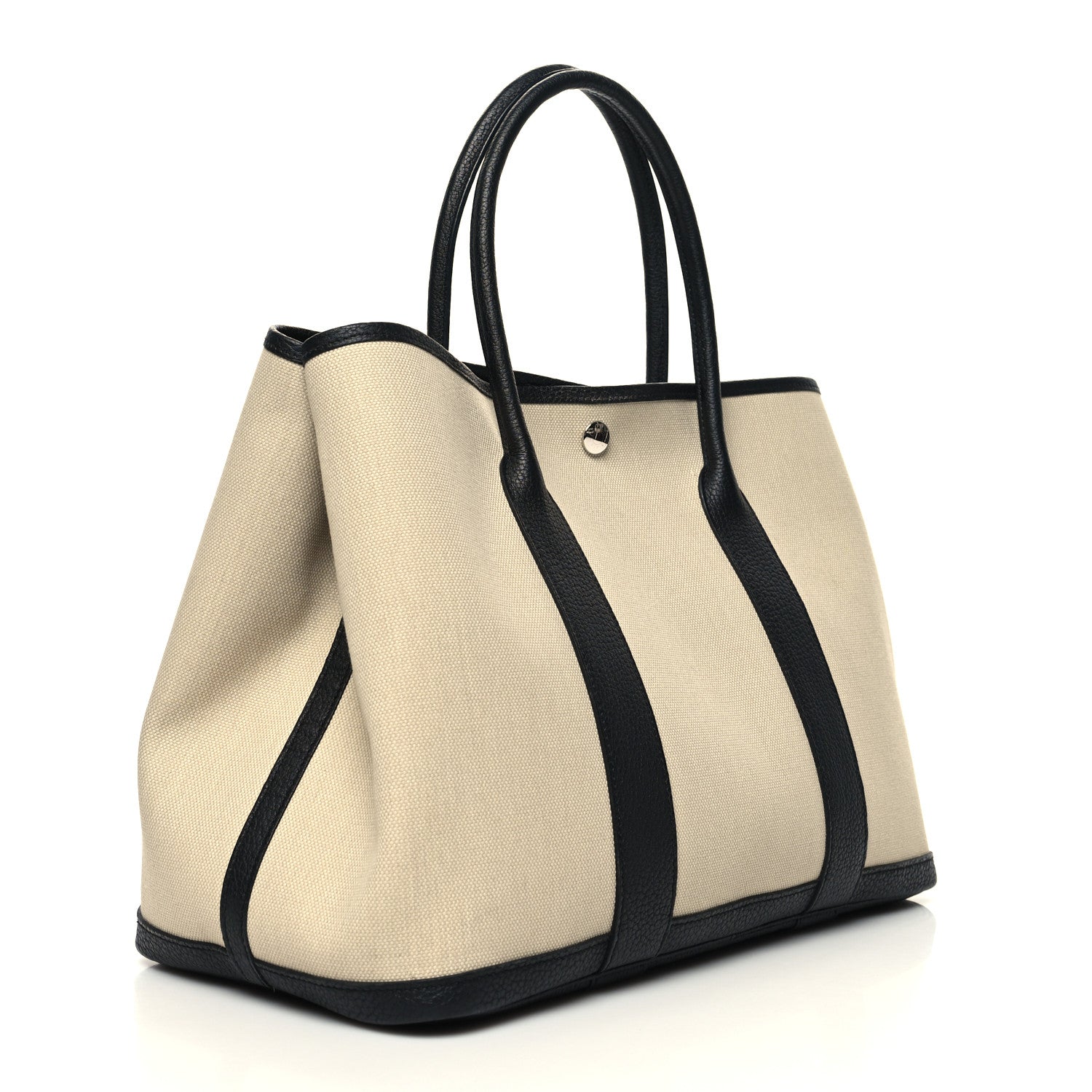 Hermes Twill D Negonda Garden Party 36 MM Tote Beton Black 3 of 10