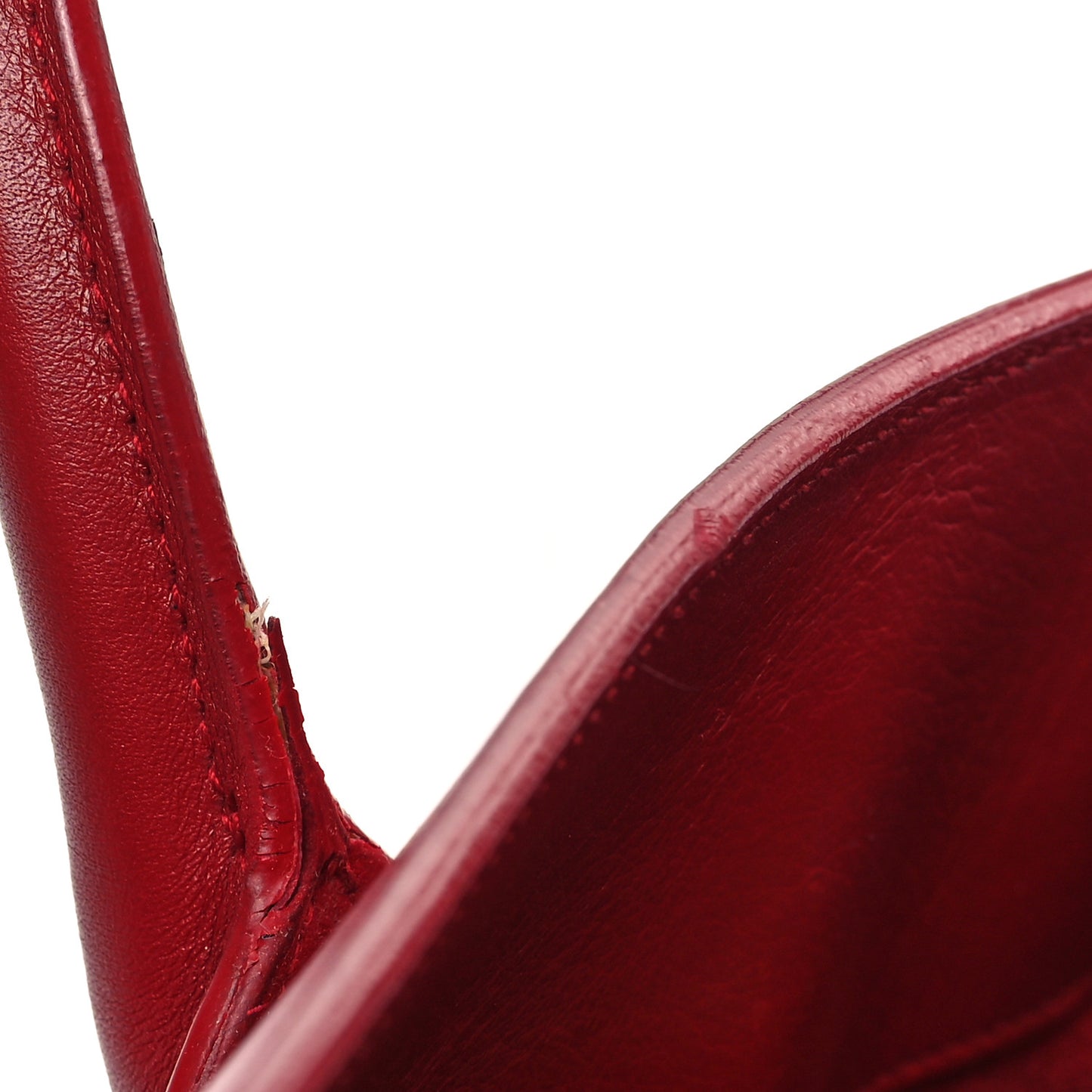 Calfskin Small Sac De Jour Lipstick Red