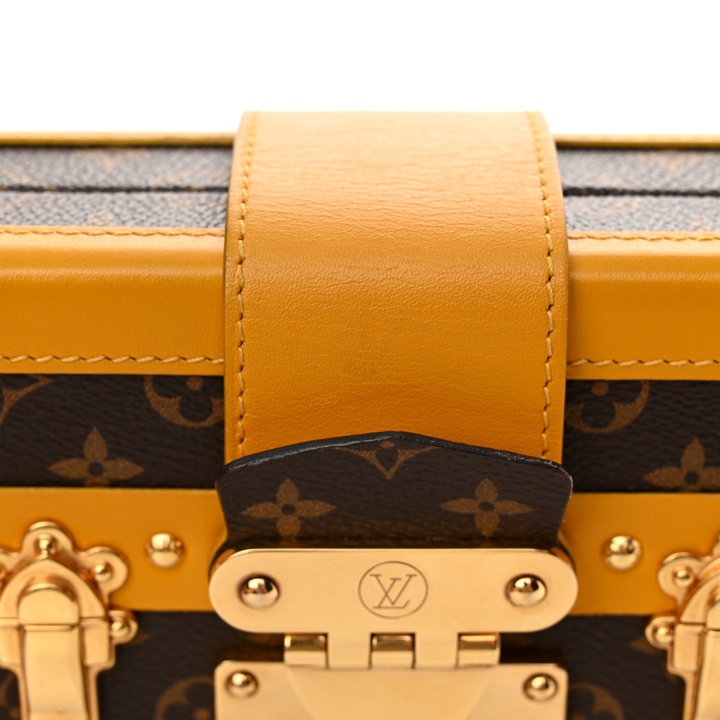 Monogram Petite Malle Brown Yellow