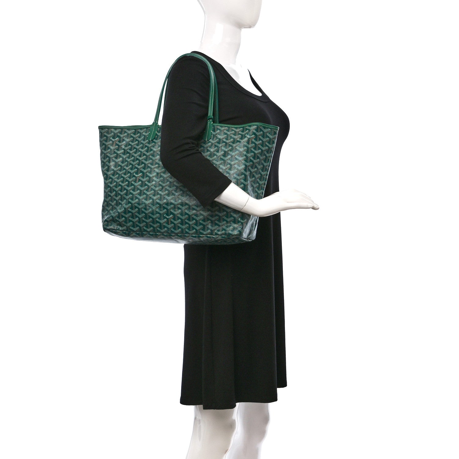 Goyard Goyardine Saint Louis PM Green 2 of 11