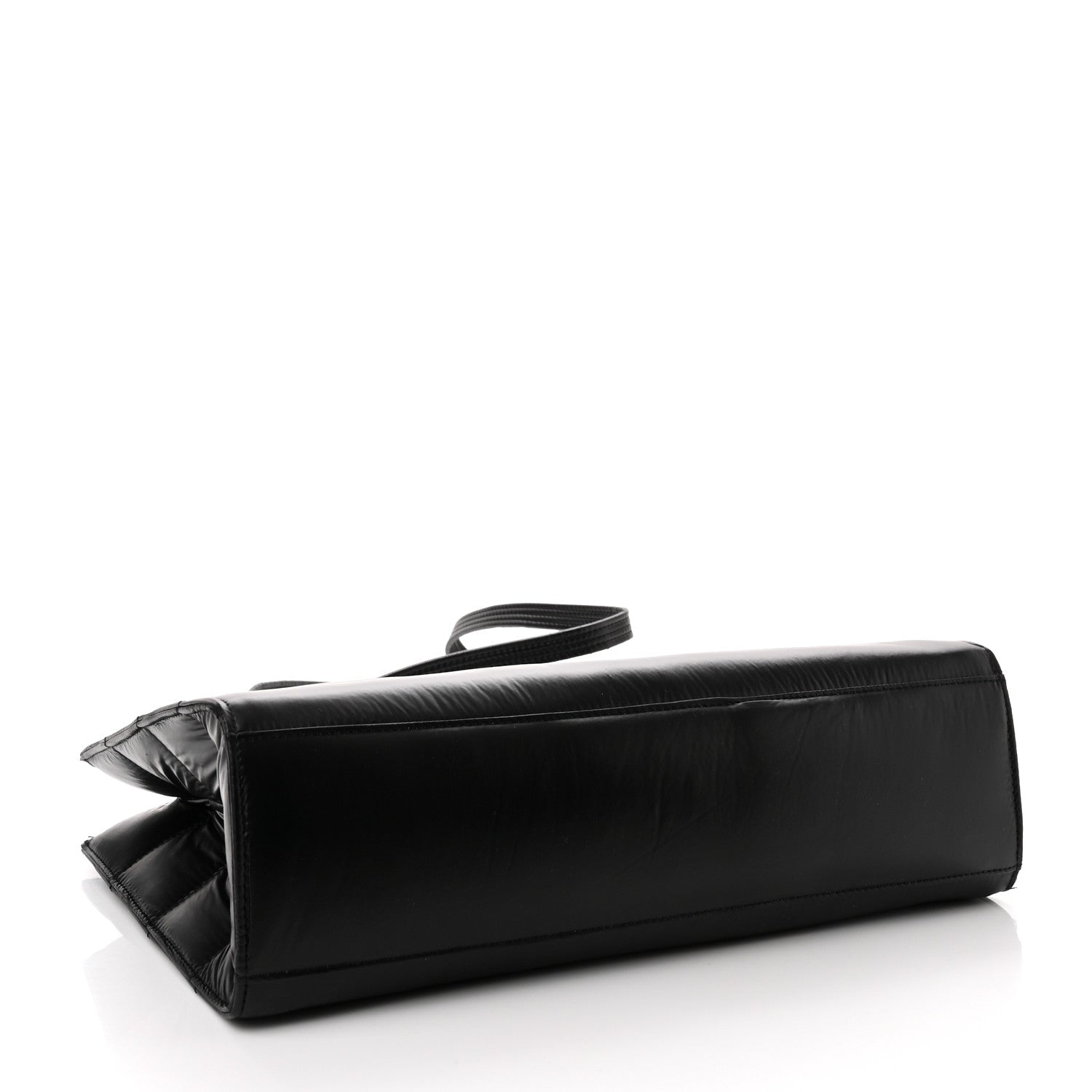 Telfar Nylon Medium Puff Shopping Bag Black 4 of 9