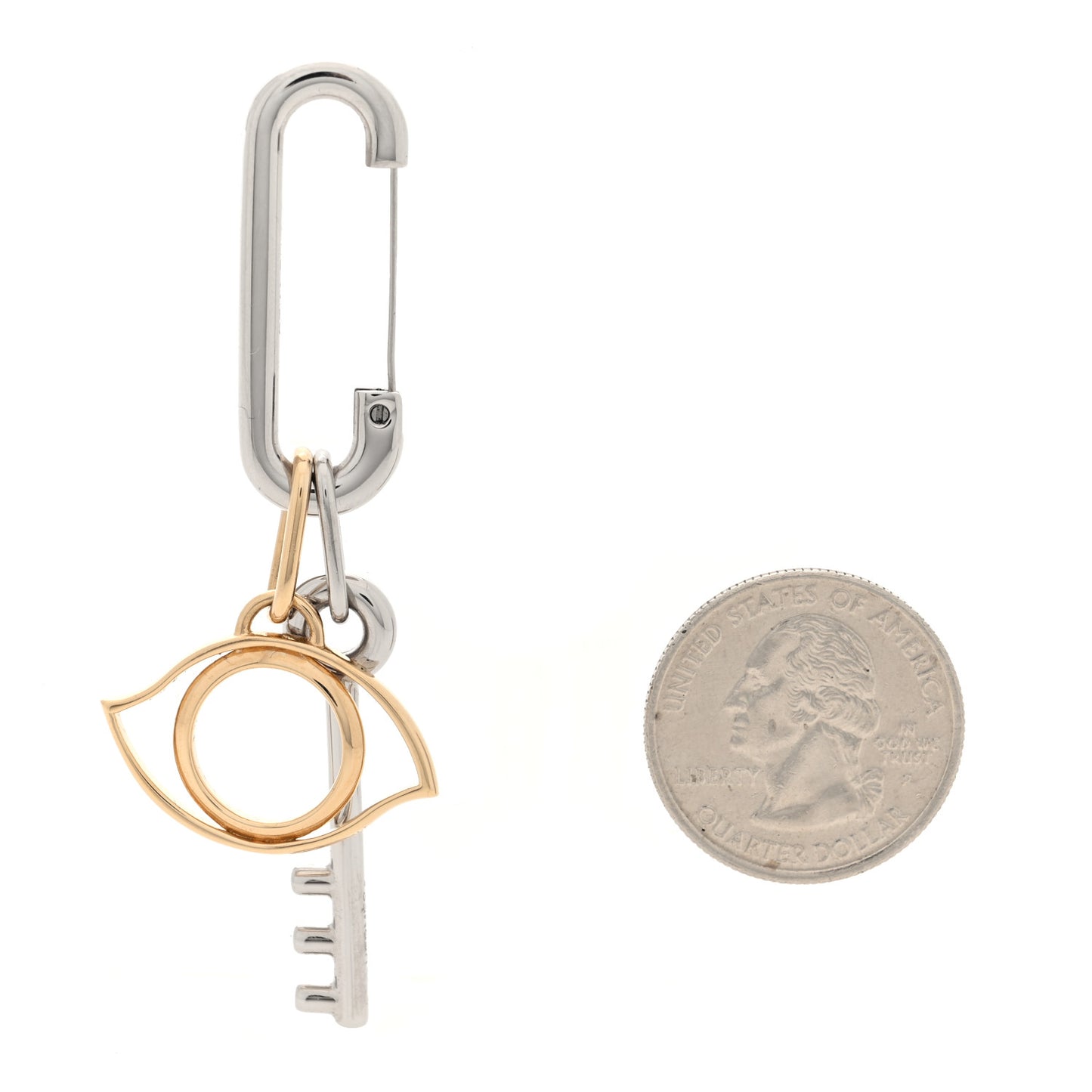 Palladium Permabrass Curiosite Charm Pendant