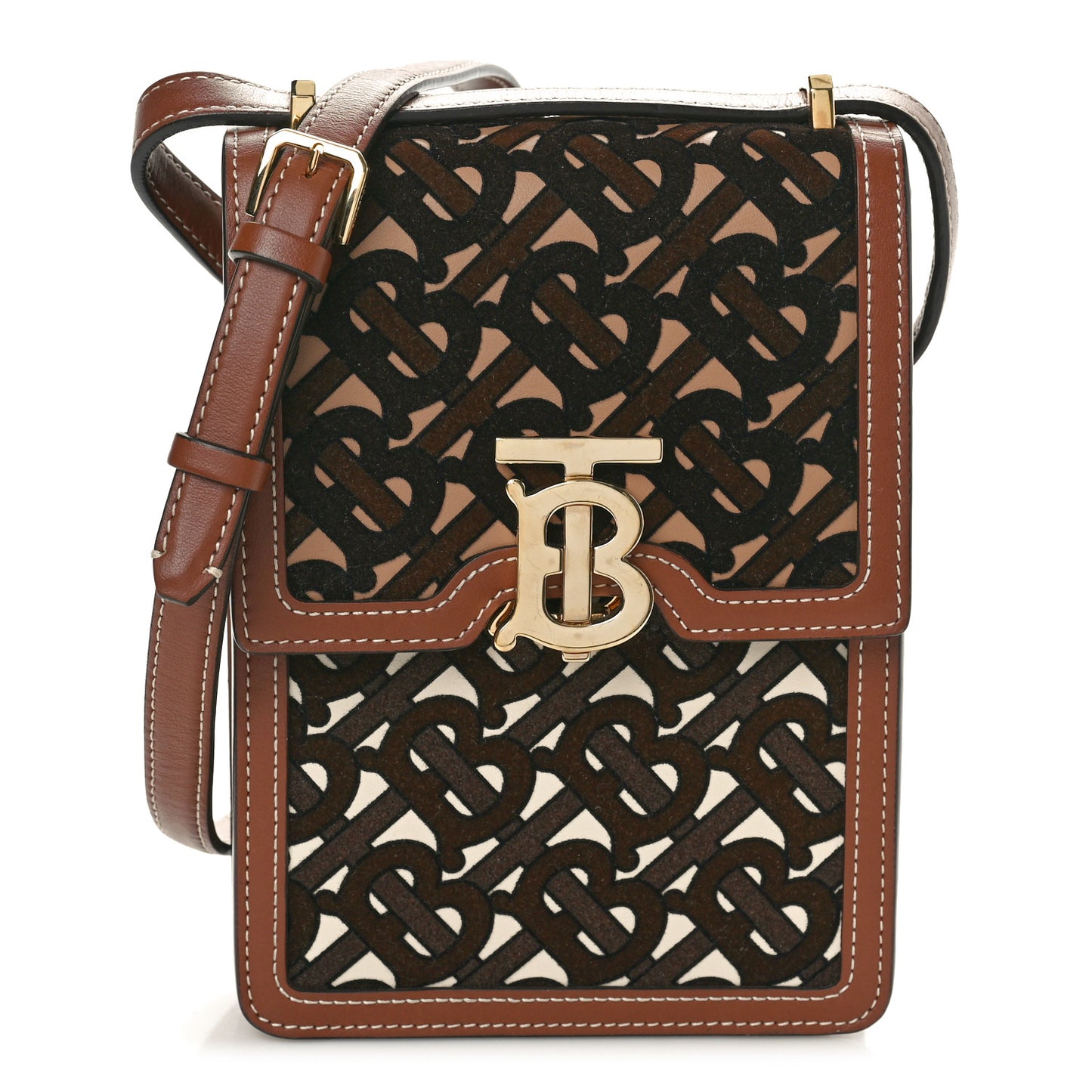 Velvet TB Mini Robin Crossbody Brown Black